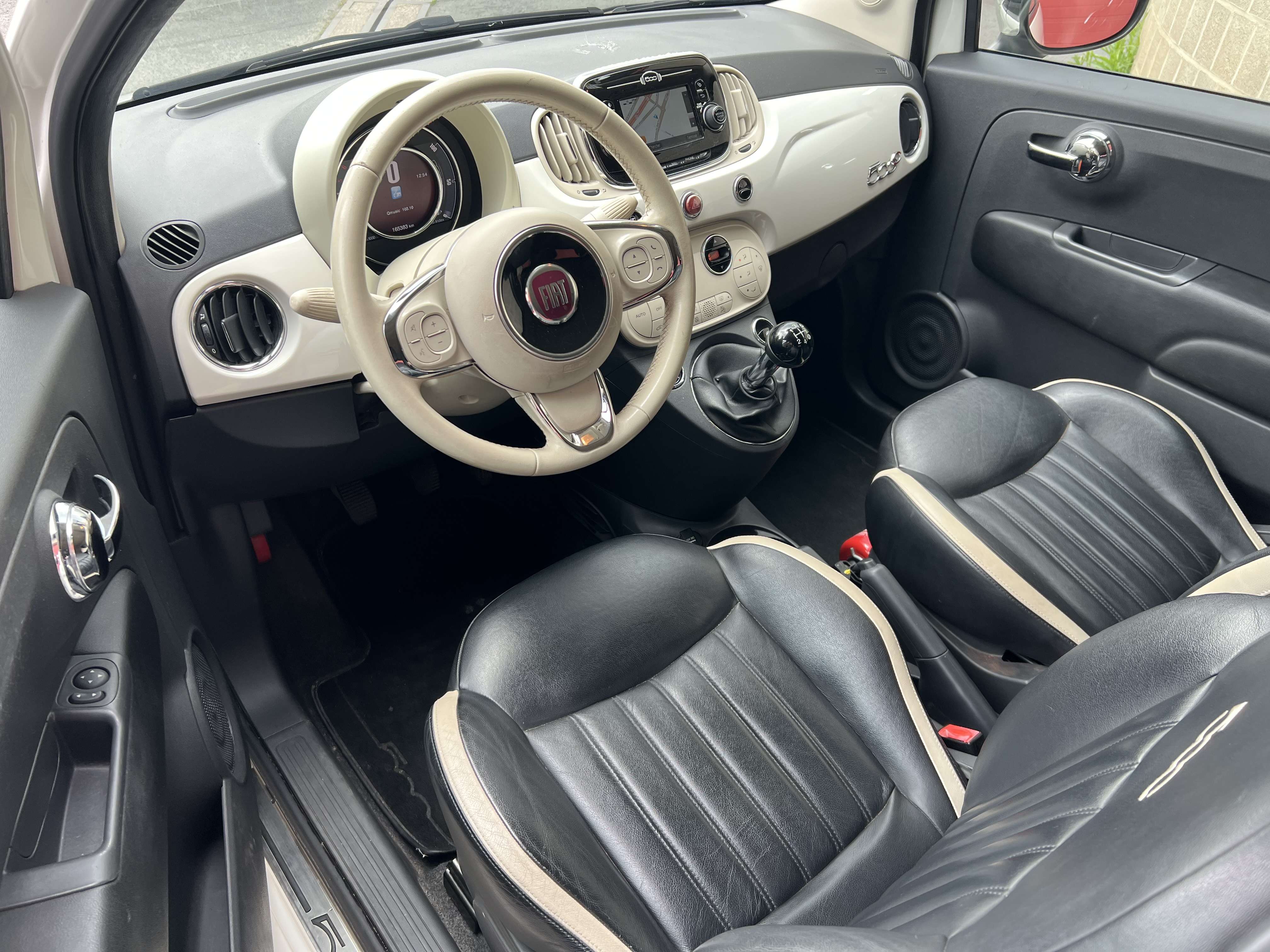 Fiat 500C 1.3 Mjet Lounge + CLIM + NAVI + CUIR