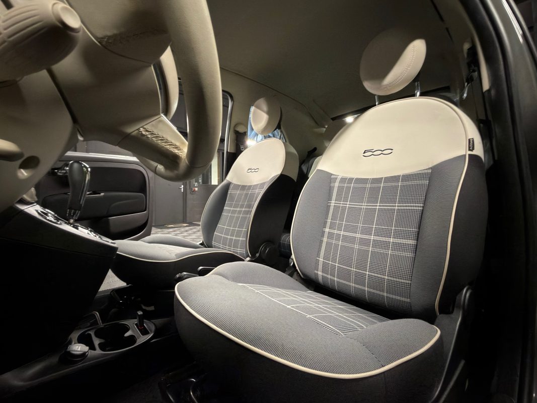 Fiat 500 C PHASE 2 LOUNGE CABRIOLET 1.2 69 Cv CAPOTE ELECTRIQUE BOITE AUTO ECRAN GPS - GARANTIE 1 AN