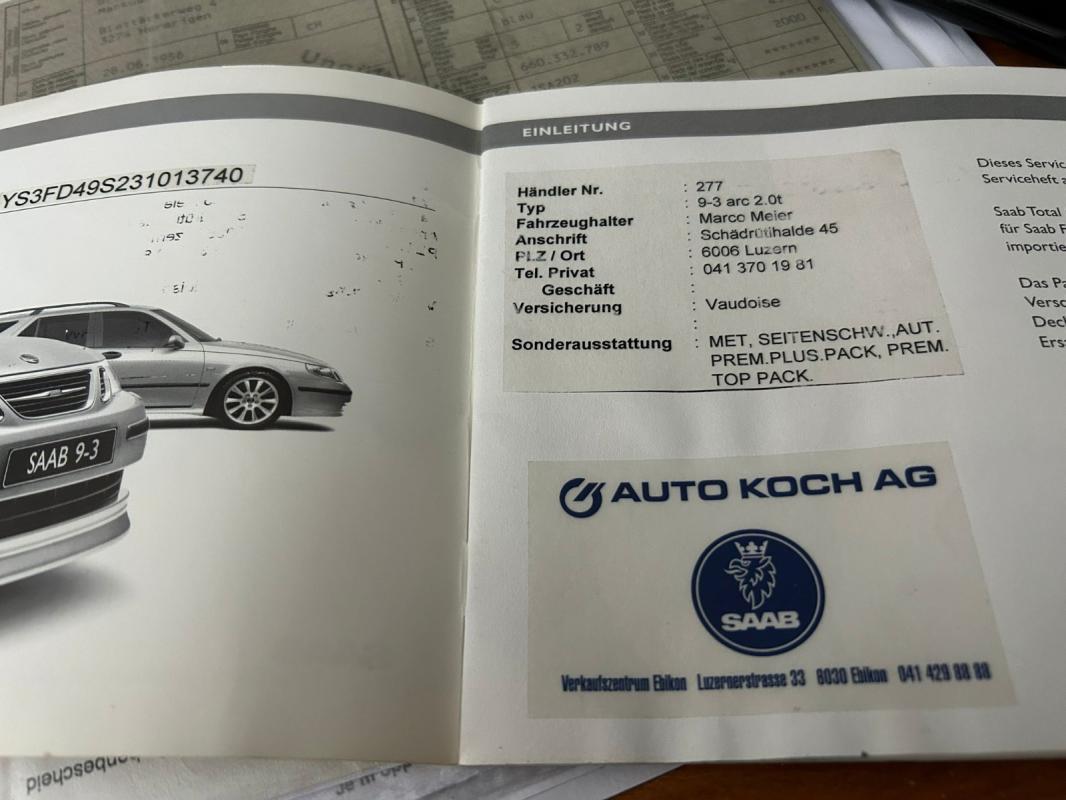 Saab 9-3 4 pt. Berline SPORT 2.0 T ARC