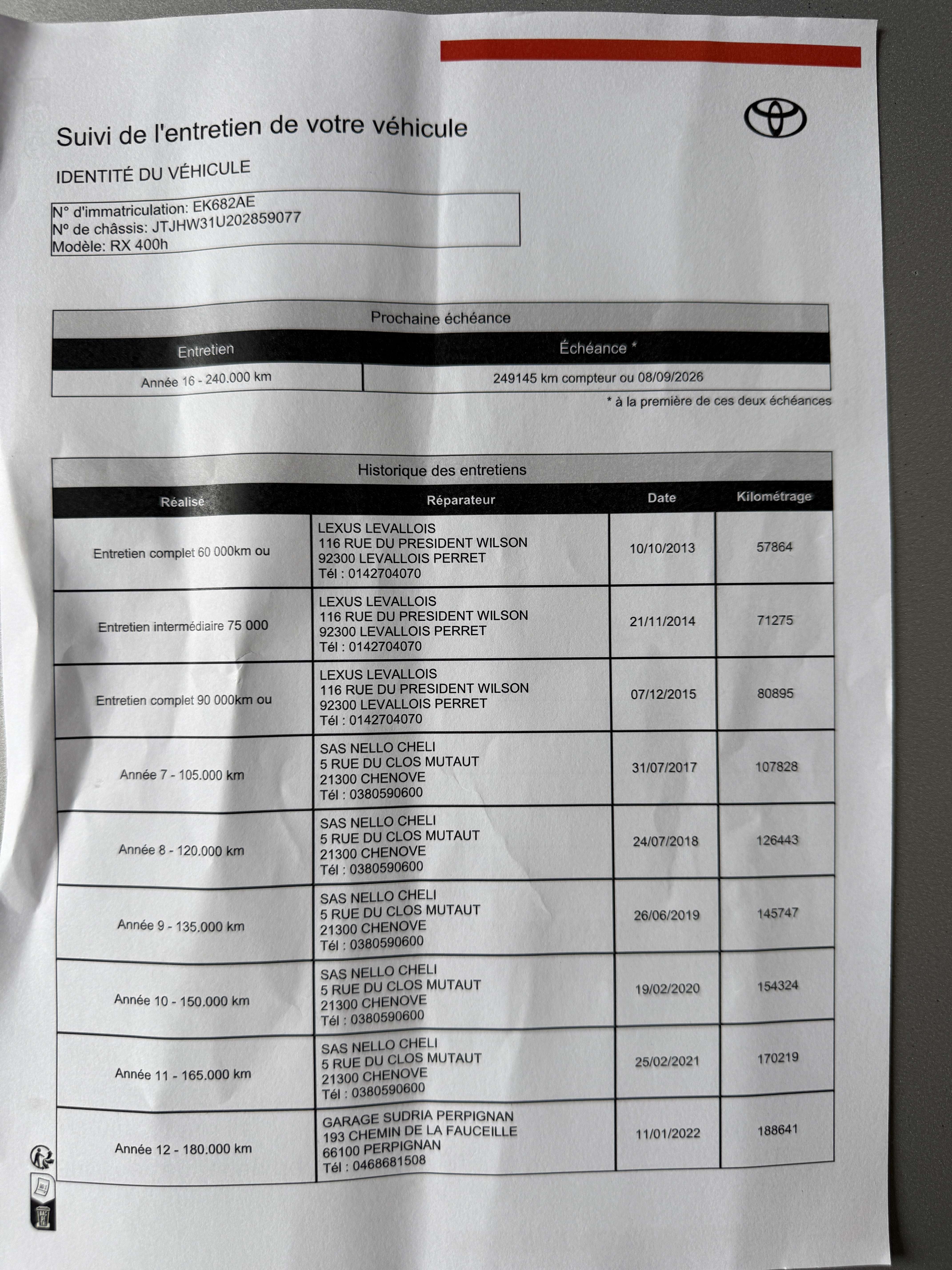 Lexus RX 400 RX 400h 3.3i V6 24v Platinum
