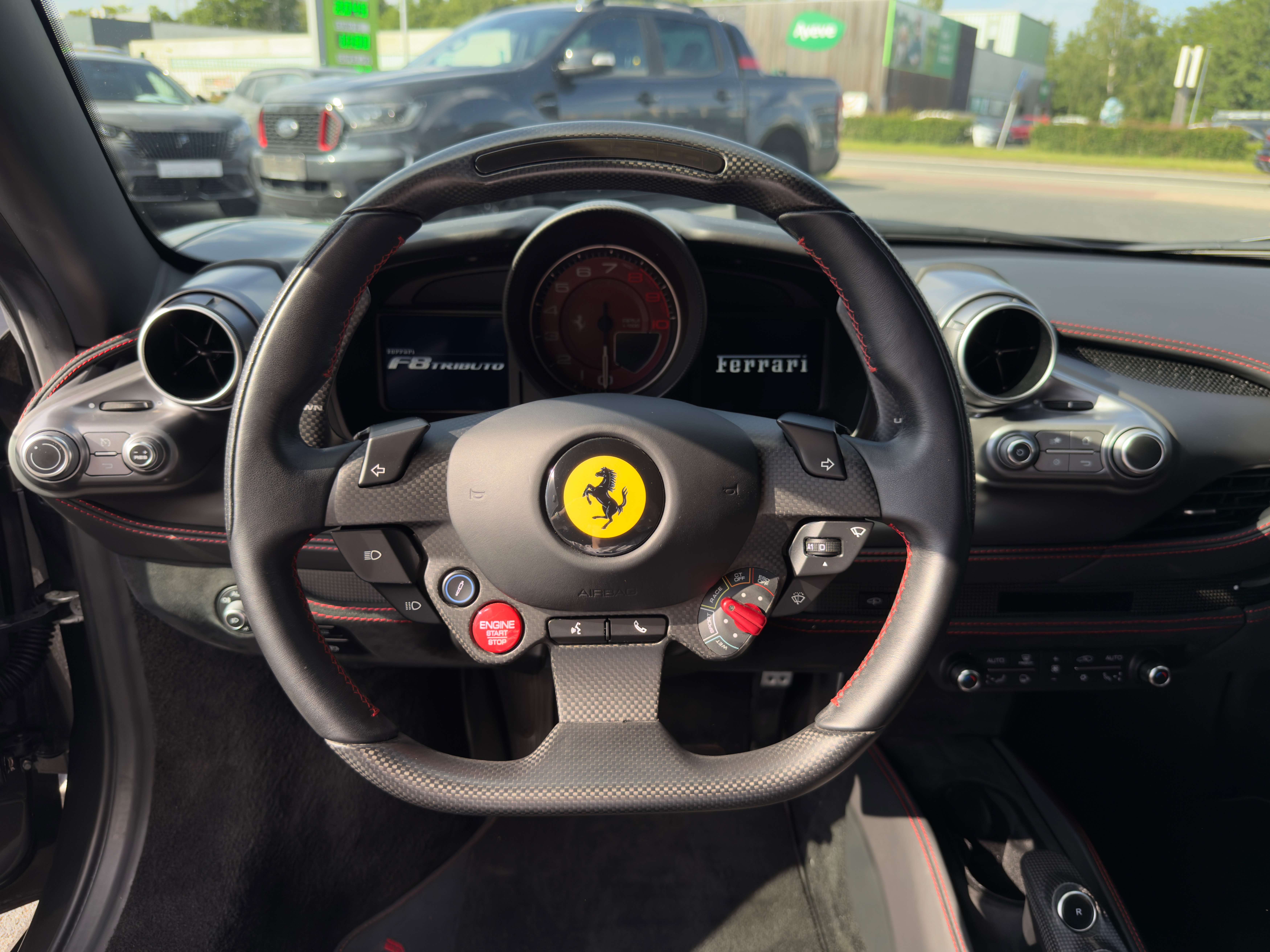 Ferrari F8 Tributo PPF l Matt carbon l Race seats l Ferrari approved