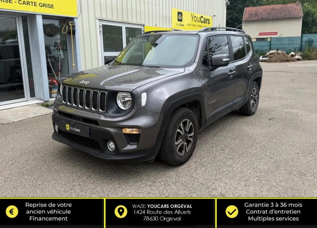 Jeep Renegade 1.6 MULTIJET 120 LIMITED 2WD START-STOP ENTRETIEN A JOUR-CARPLAY-CAMERA DE RECUL