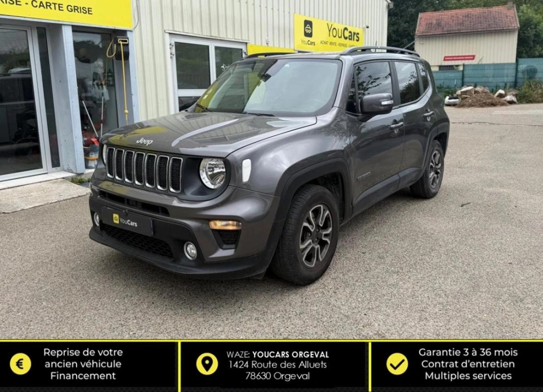 Jeep Renegade 1.6 MULTIJET 120 LIMITED 2WD START-STOP ENTRETIEN A JOUR-CARPLAY-CAMERA DE RECUL