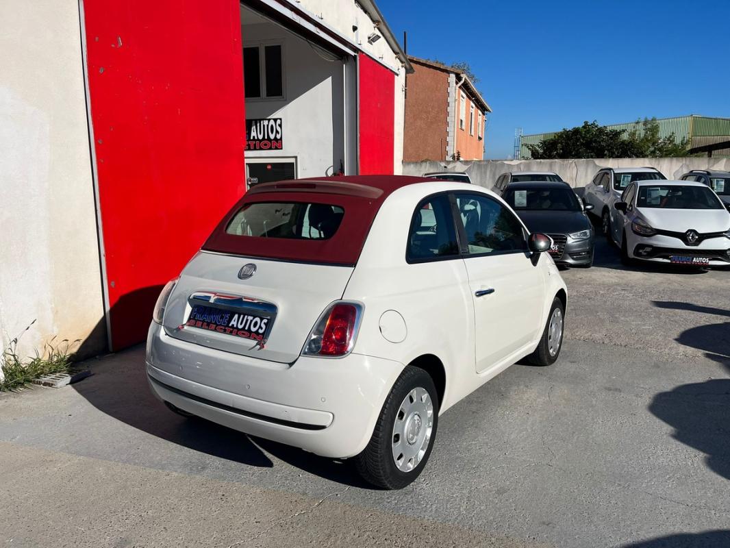 Fiat 500 1.2 70 CH CABRIOLET ESSENCE ENTIÈREMENT RÉVISÉE & GARANTIE 12 MOIS EN EUROPE