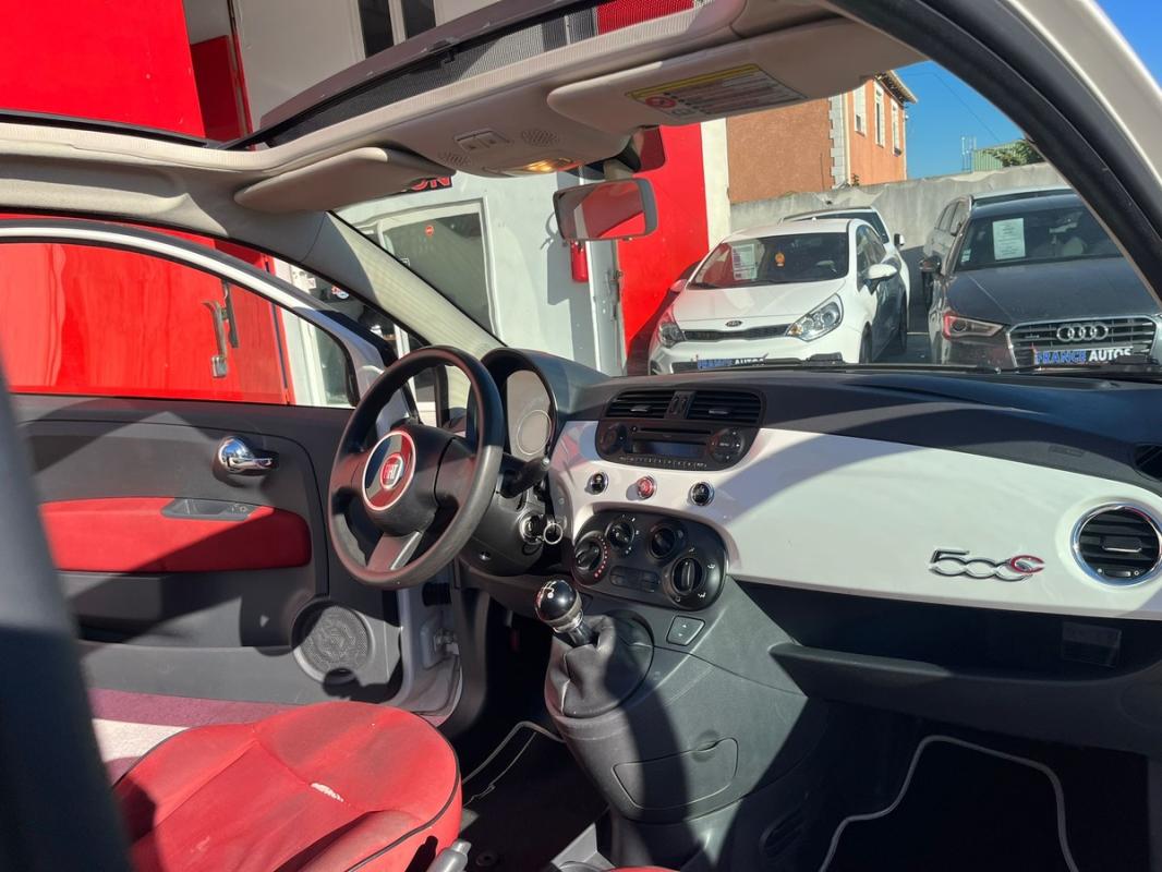 Fiat 500 1.2 70 CH CABRIOLET ESSENCE ENTIÈREMENT RÉVISÉE & GARANTIE 12 MOIS EN EUROPE