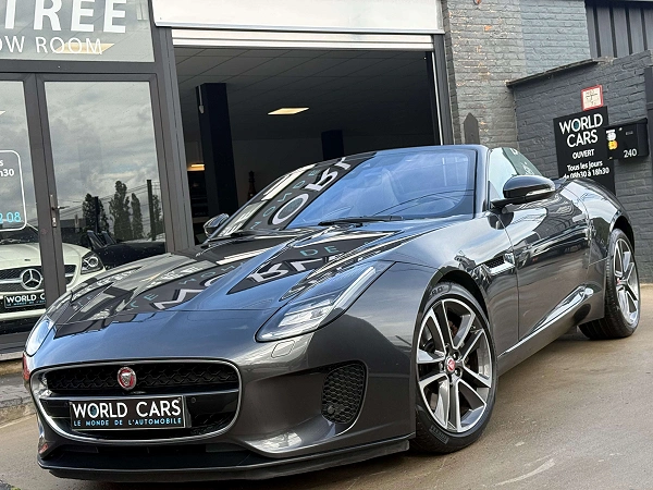 Jaguar F-Type CABRIOLET 2.0 i4 EXHAUST SPORT - LINE ASSIST - CAMERA - KEYLESS - MERIDIAN - FULL OPTIONS