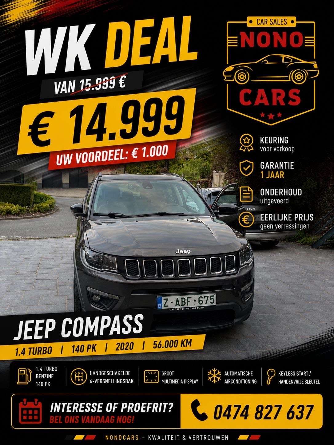 Jeep Compass Compass 1.4 Turbo 4x2 Longitude (EU6d)