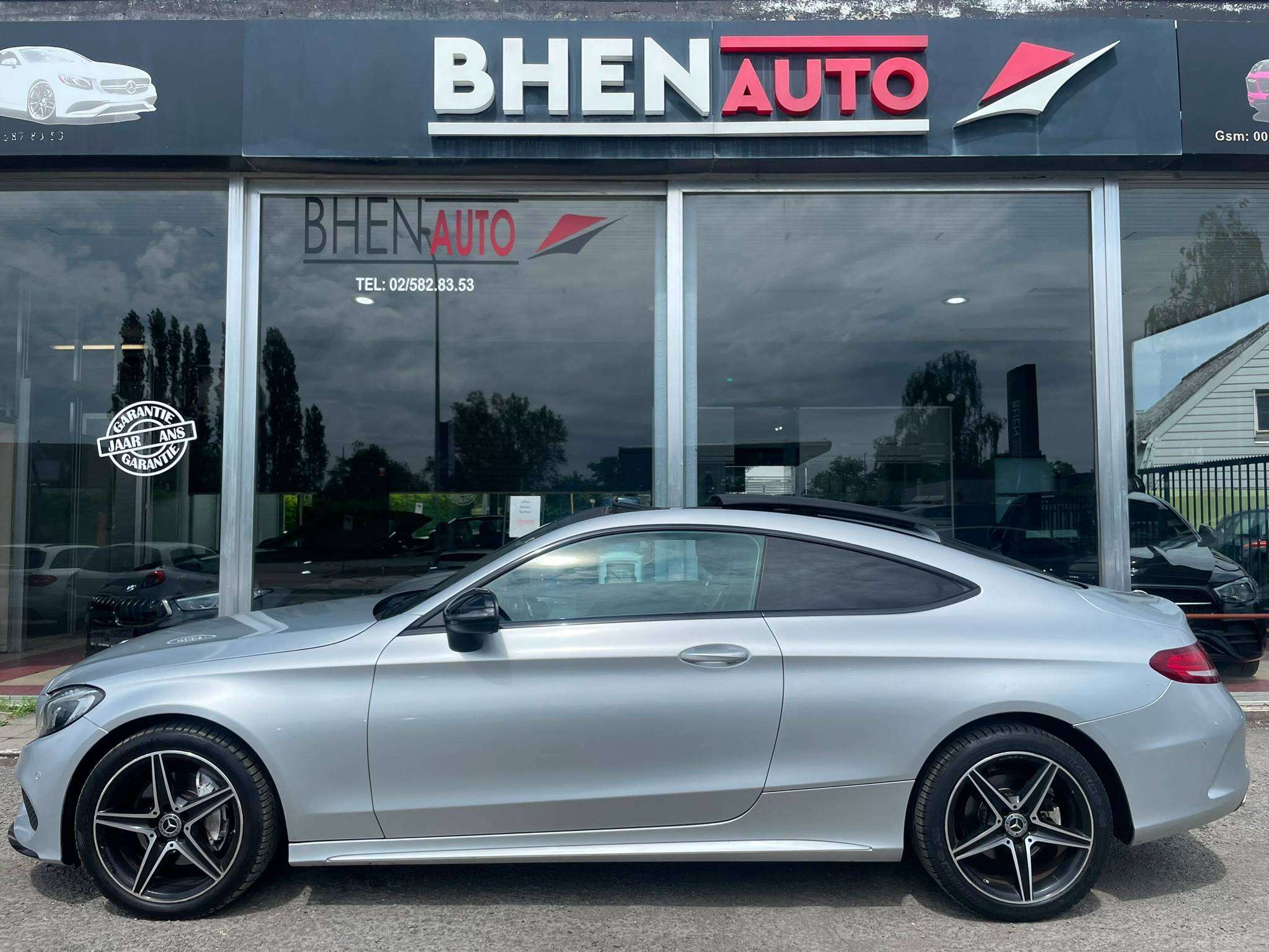 Mercedes-Benz C 180 Coupe 431,66€ PAR MOIS 0% SANS FRAIS !!/ PACK AMG / TOIT PANO / RADAR AV AR / CUIR / START AND STOP