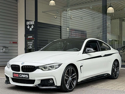 BMW 430 iA Coupé (PACK M Performance) COCKPIT-CARPLAY-CAMERA-TOE-CUIR-GPS-JA19P-GAR 12MOIS
