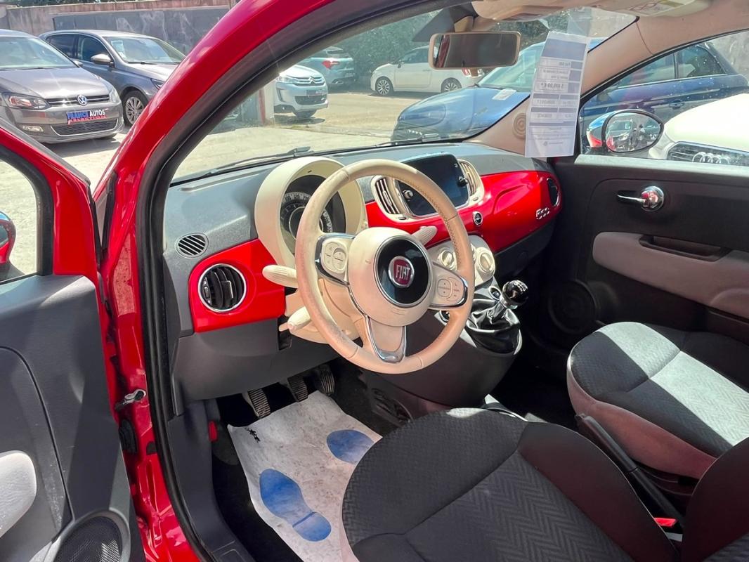 Fiat 500 1.2i 69 CH DE 2017 - PHASE 2 | ENTIÈREMENT RÉVISÉE ET GARANTIE