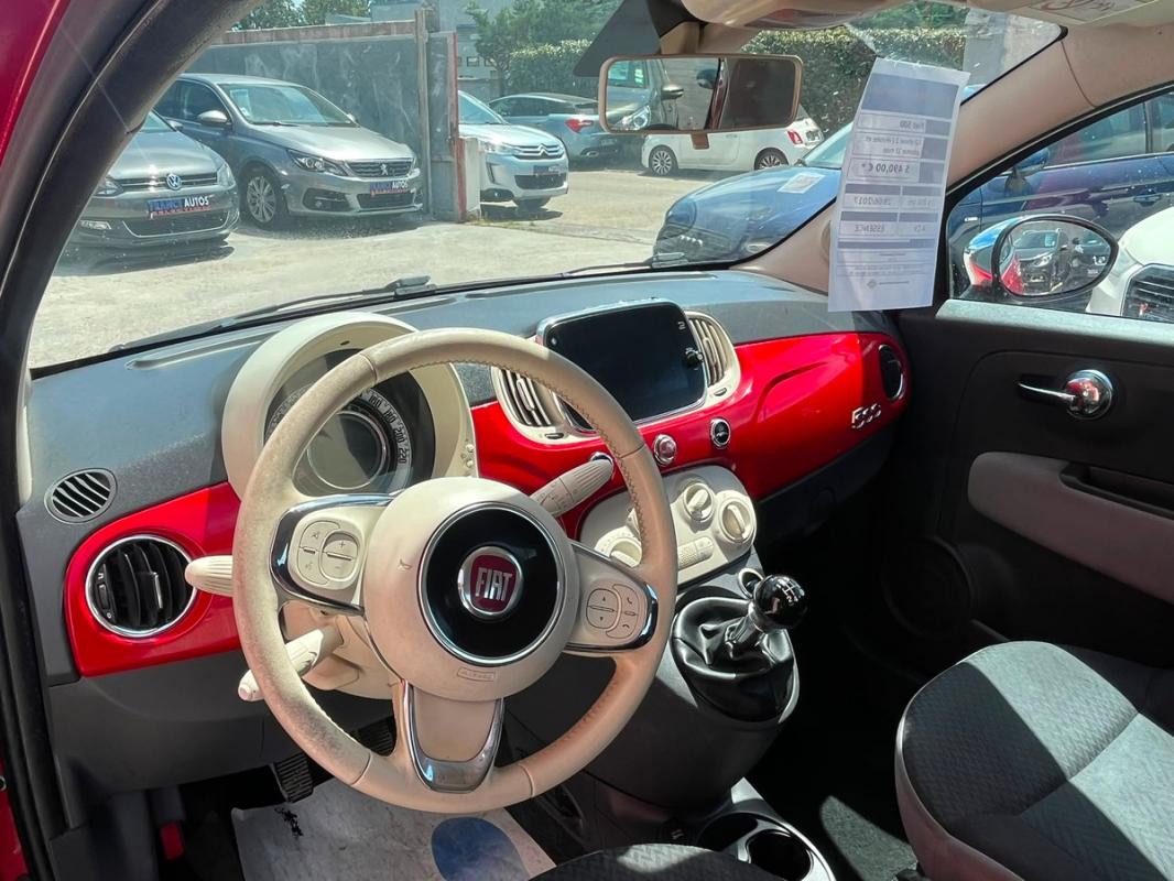 Fiat 500 1.2i 69 CH DE 2017 - PHASE 2 | ENTIÈREMENT RÉVISÉE ET GARANTIE