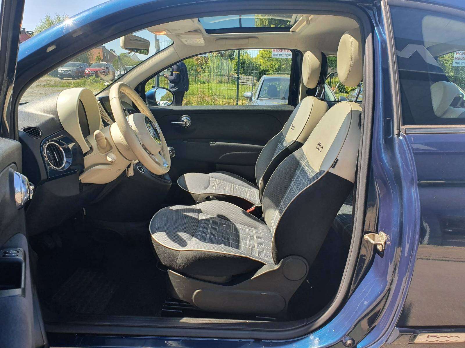Fiat 500 🟢1.2 ESSENCE 69CV - TOIT PANO - CAPTEURS - GPS - CRUISE