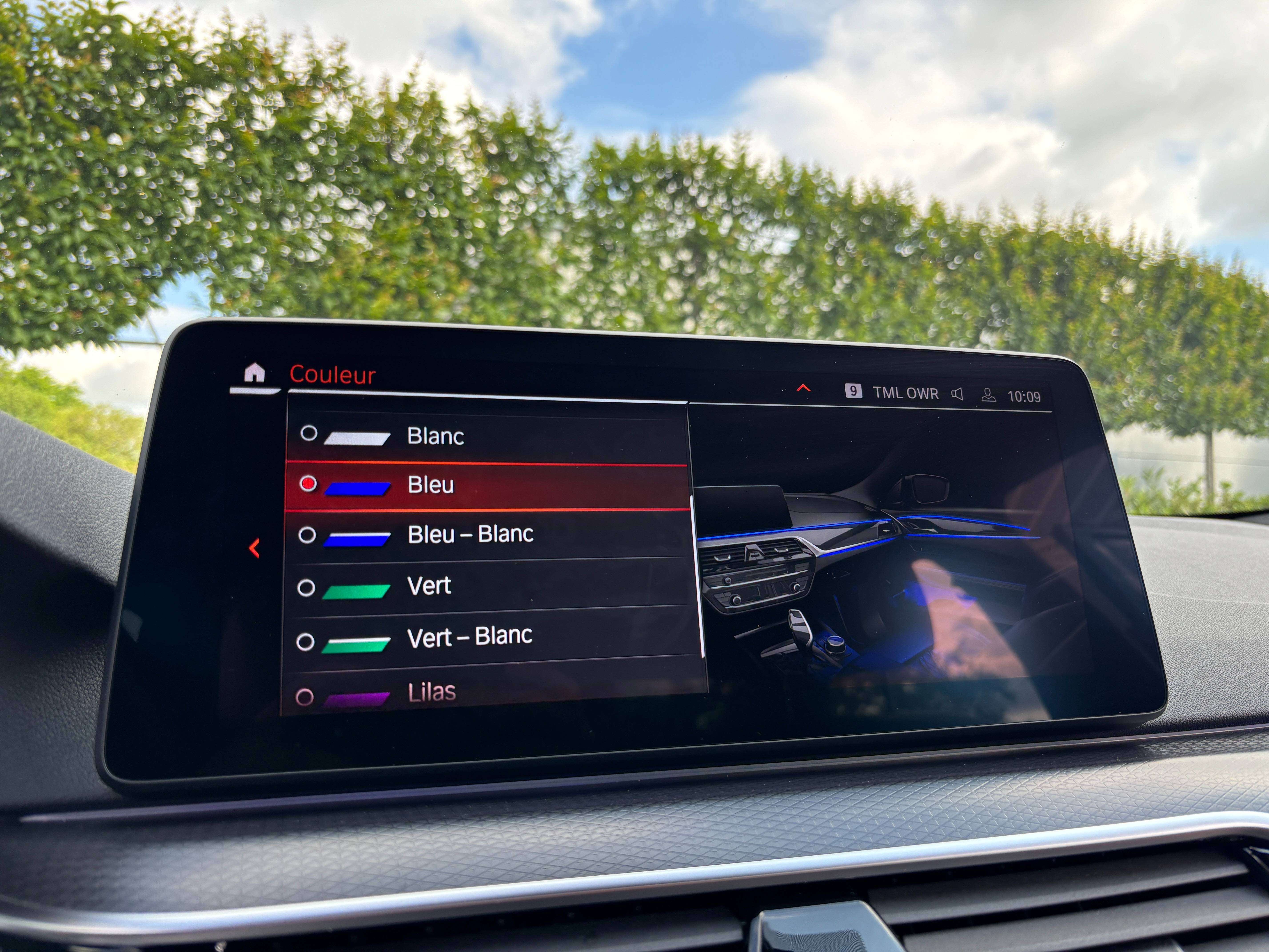 BMW 518 dA *PACK M*CARPLAY*SIEGE CHAUFF*LED AMBIANCE*CAMERA*GARANTIE*