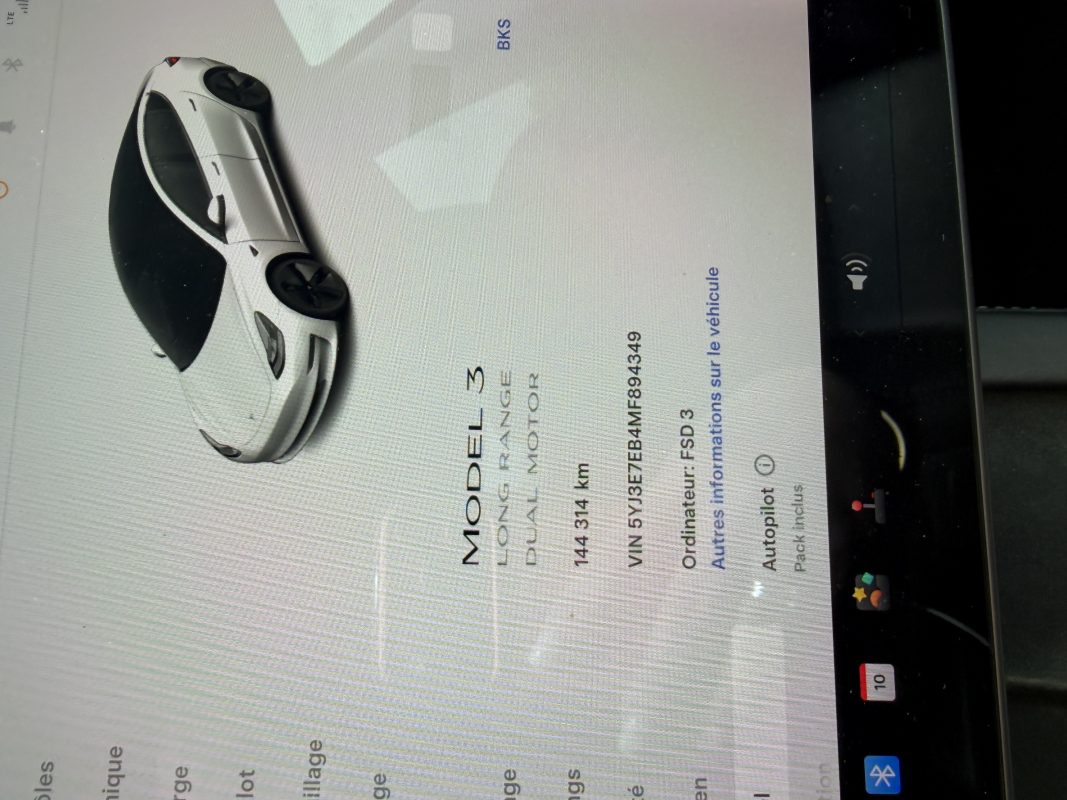 Tesla Model 3 DUAL MOTOR AWD GRANDE AUTONOMIE