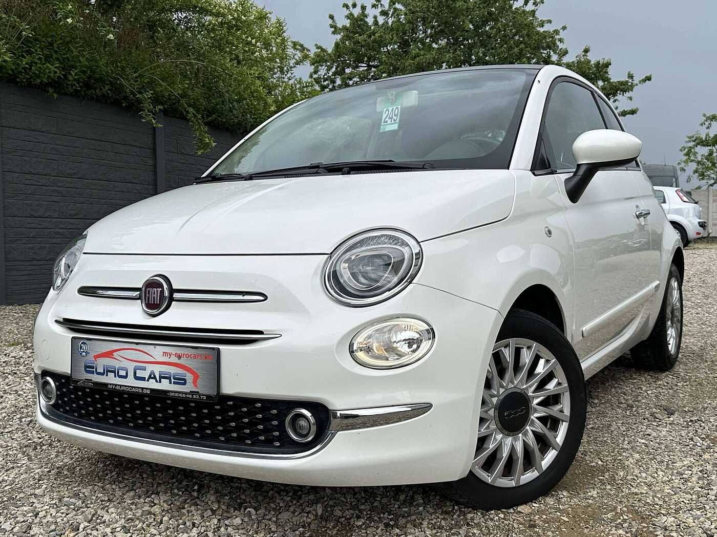 Fiat 500 1.2i Lounge SENSOR/CARPLAY/PANORAMIQUE/GPS/CLIM