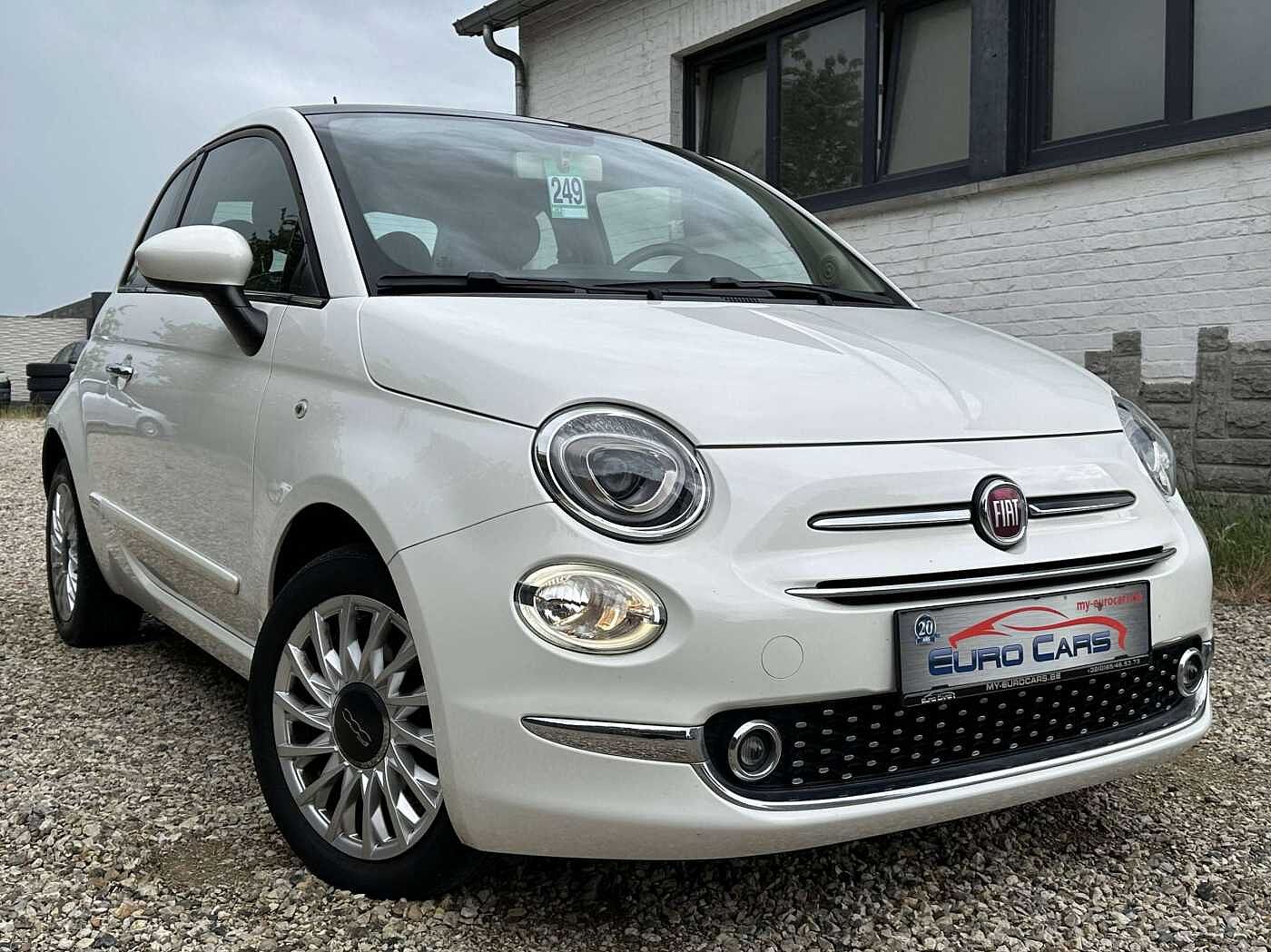 Fiat 500 1.2i Lounge SENSOR/CARPLAY/PANORAMIQUE/GPS/CLIM