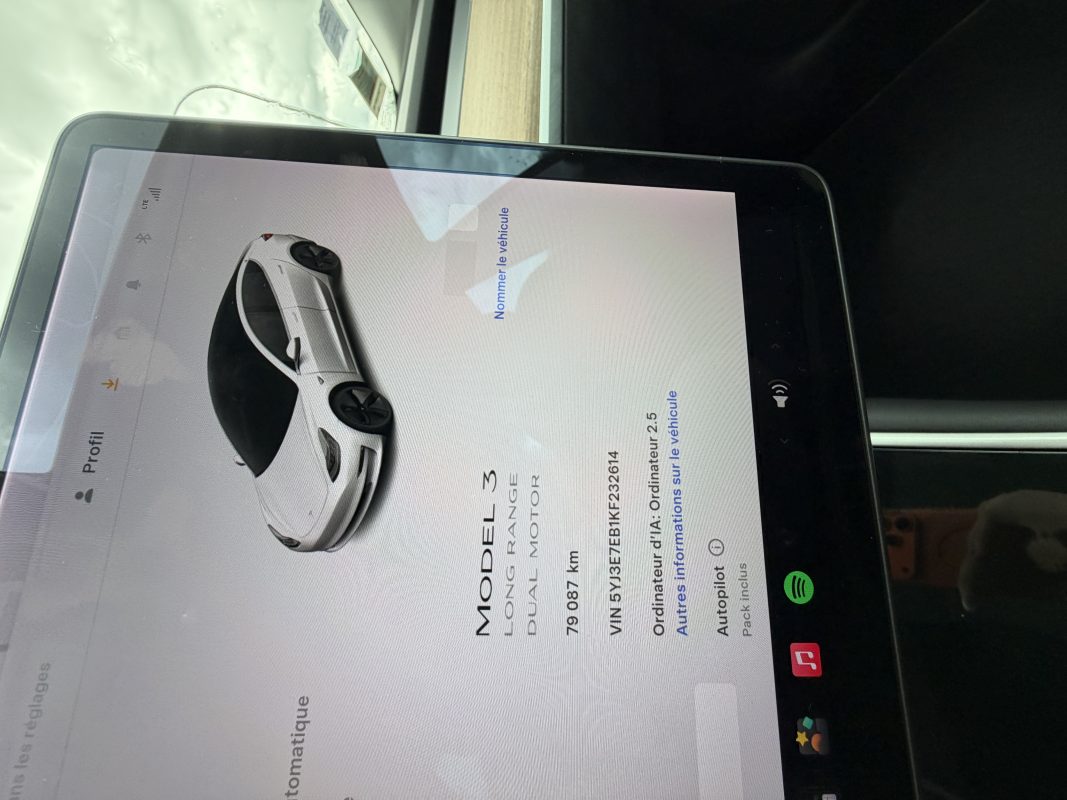 Tesla Model 3 DUAL MOTOR AWD GRANDE AUTONOMIE