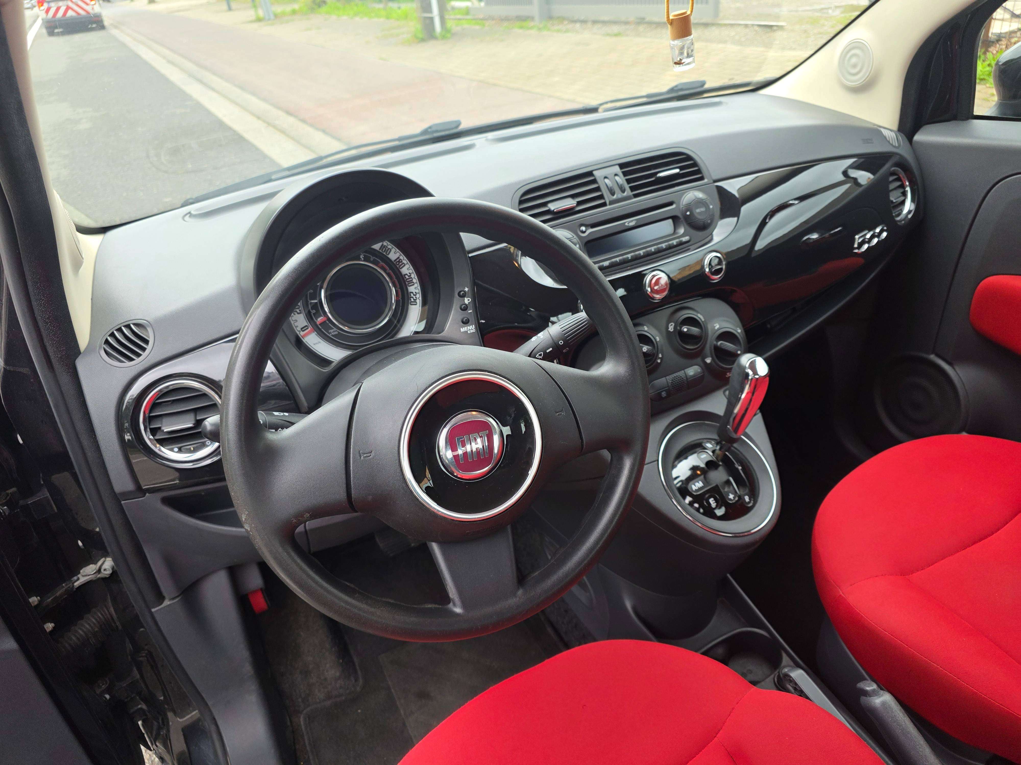 Fiat 500 1.2i Lounge PUR-Start&Stop "AUTOMAAT" 1°EIG. IN ZEER GOEDE STAAT !!