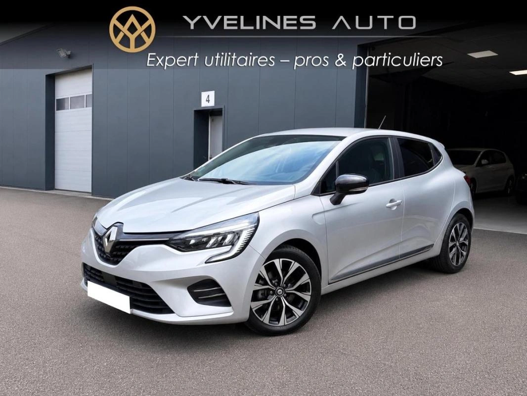 Renault Clio 5 1.6 E-TECH 145H HYBRID | 1ERE MAIN SUIVI SOCIETE 2 PLACES PEU KM CARPLAY 01