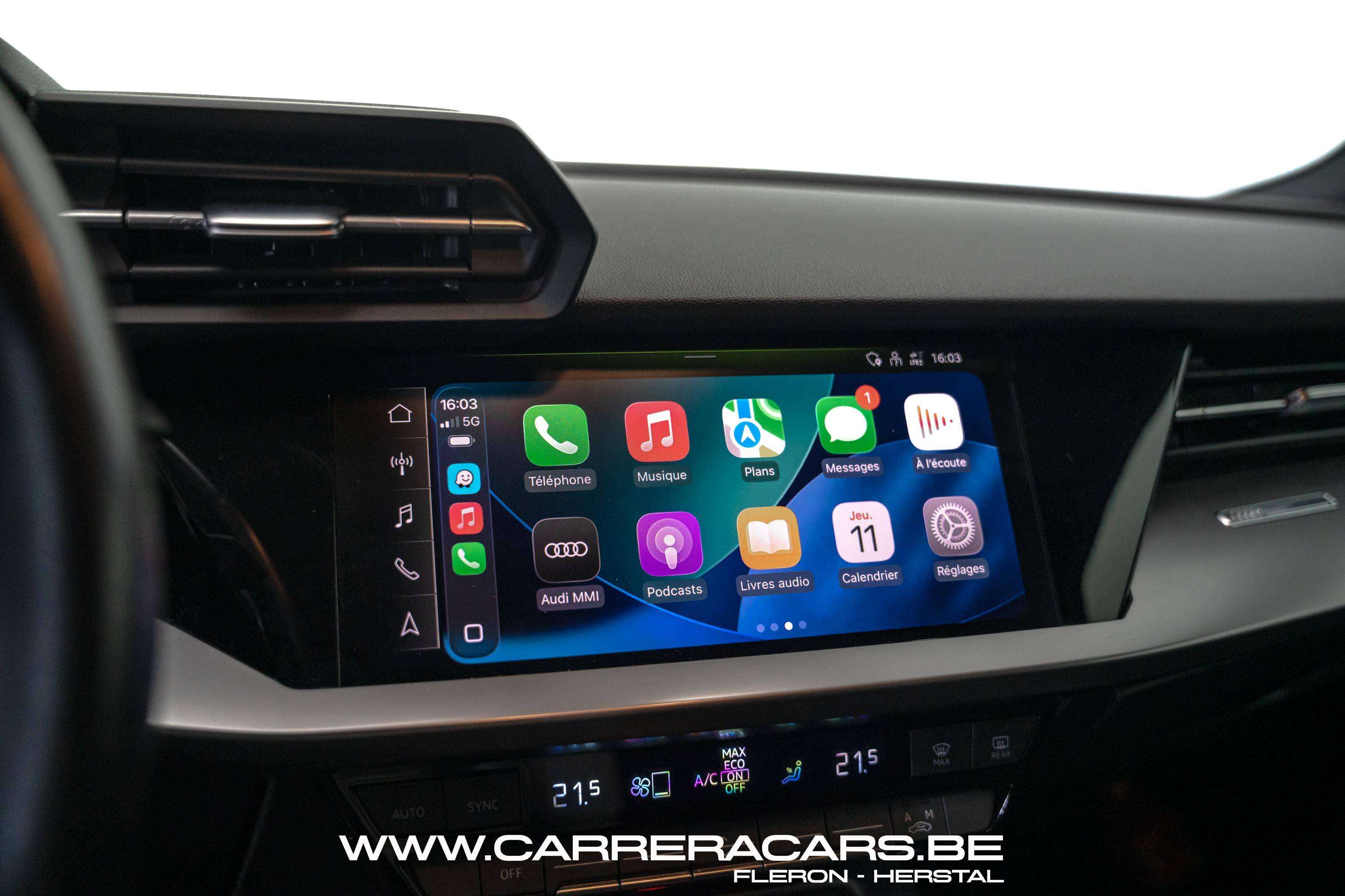 Audi A3 30 TFSI S-line S-tronic*|SEDAN*NAVI*VIRTUAL*CARPLAY*CRUISE ADAPTATIF*GARANTIE*|