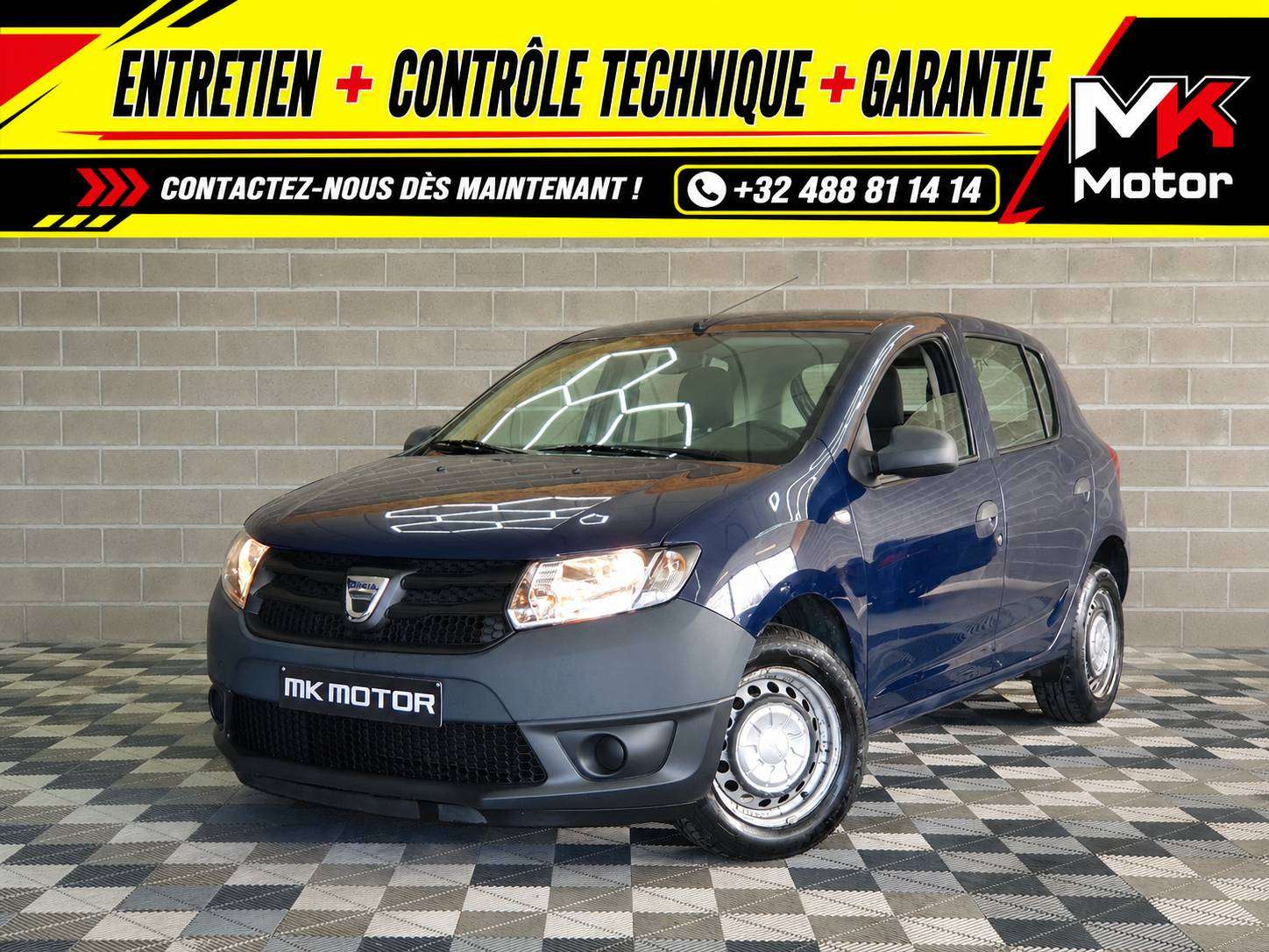 Dacia Sandero 🟢GARANTIE 12 MOIS🟢1.2 ESSENCE 75CV | 1ER MAIN | FAIBLE KILOMETRAGE