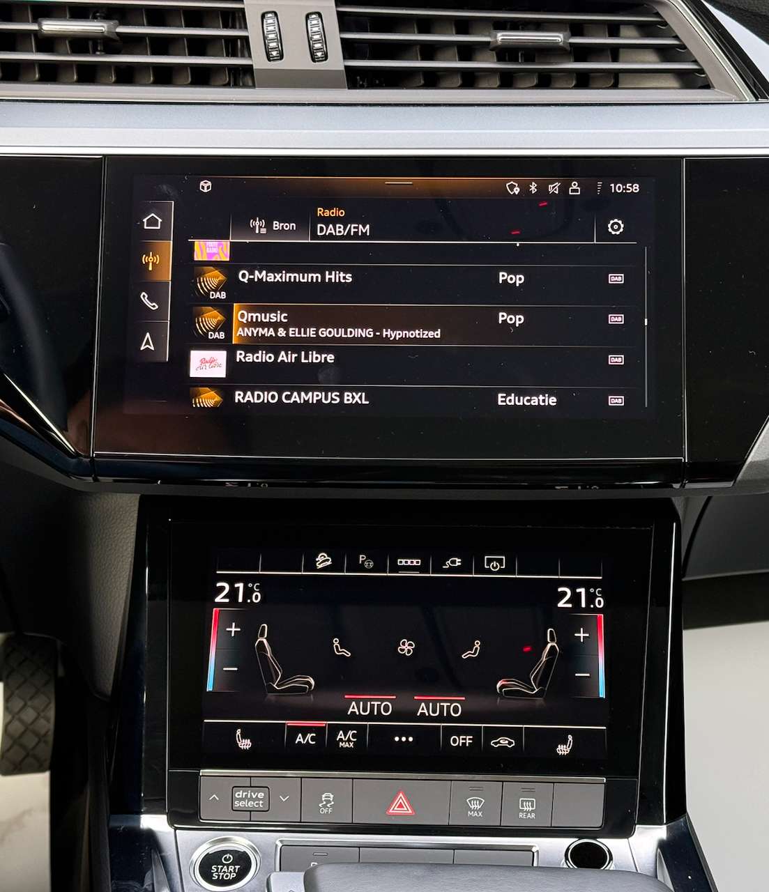 Audi e-tron 50 QUATTRO GPS CAMERA ZETELVER ELEKKOFFR ADAPTCRSE