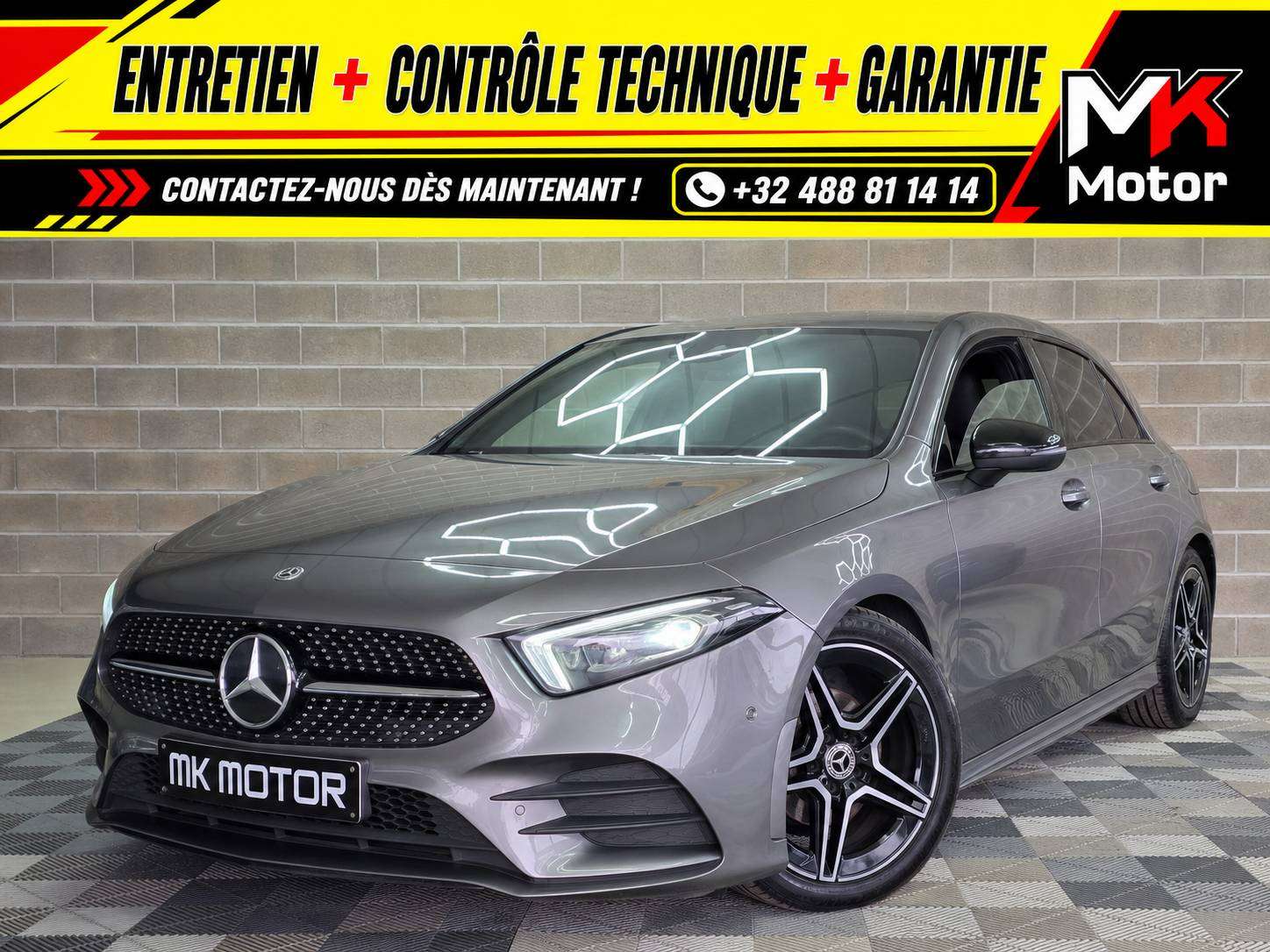 Mercedes-Benz A 180 🟢GARANTIE 12 MOIS🟢DIESEL 116CV - PACK AMG - FULL CARNET - CAMERA