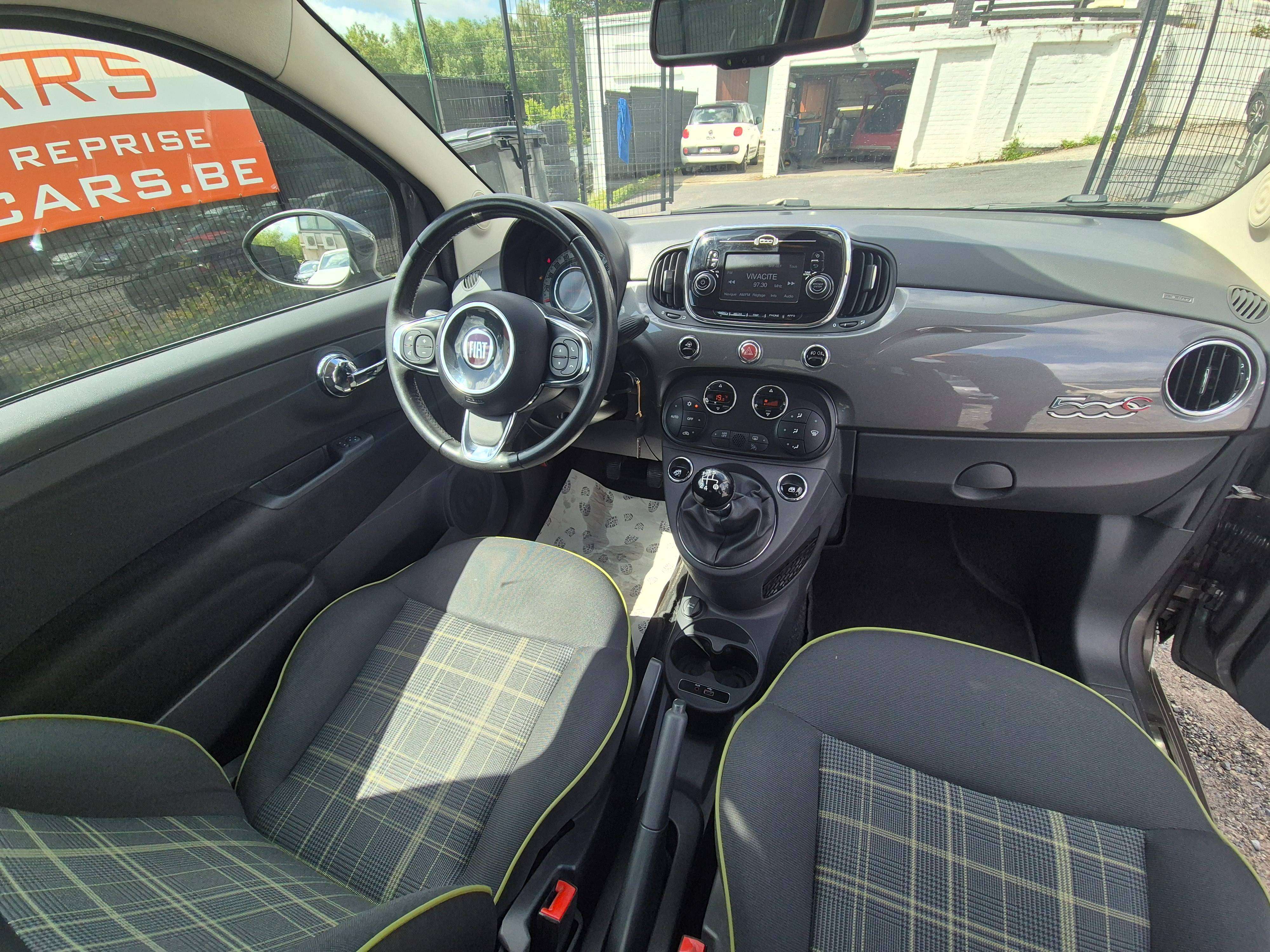 Fiat 500C 1.2i Lounge - EU6 - GARANTIE 1AN -