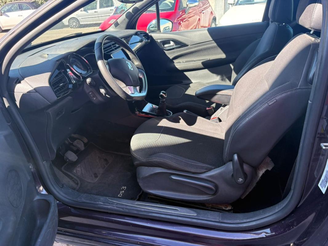 Citroen Ds3 PHASE 2 1.6 HDI 92 CH DIESEL - ENTIÈREMENT RÉVISÉE ET GARANTIE 12 MOIS GPS 2015