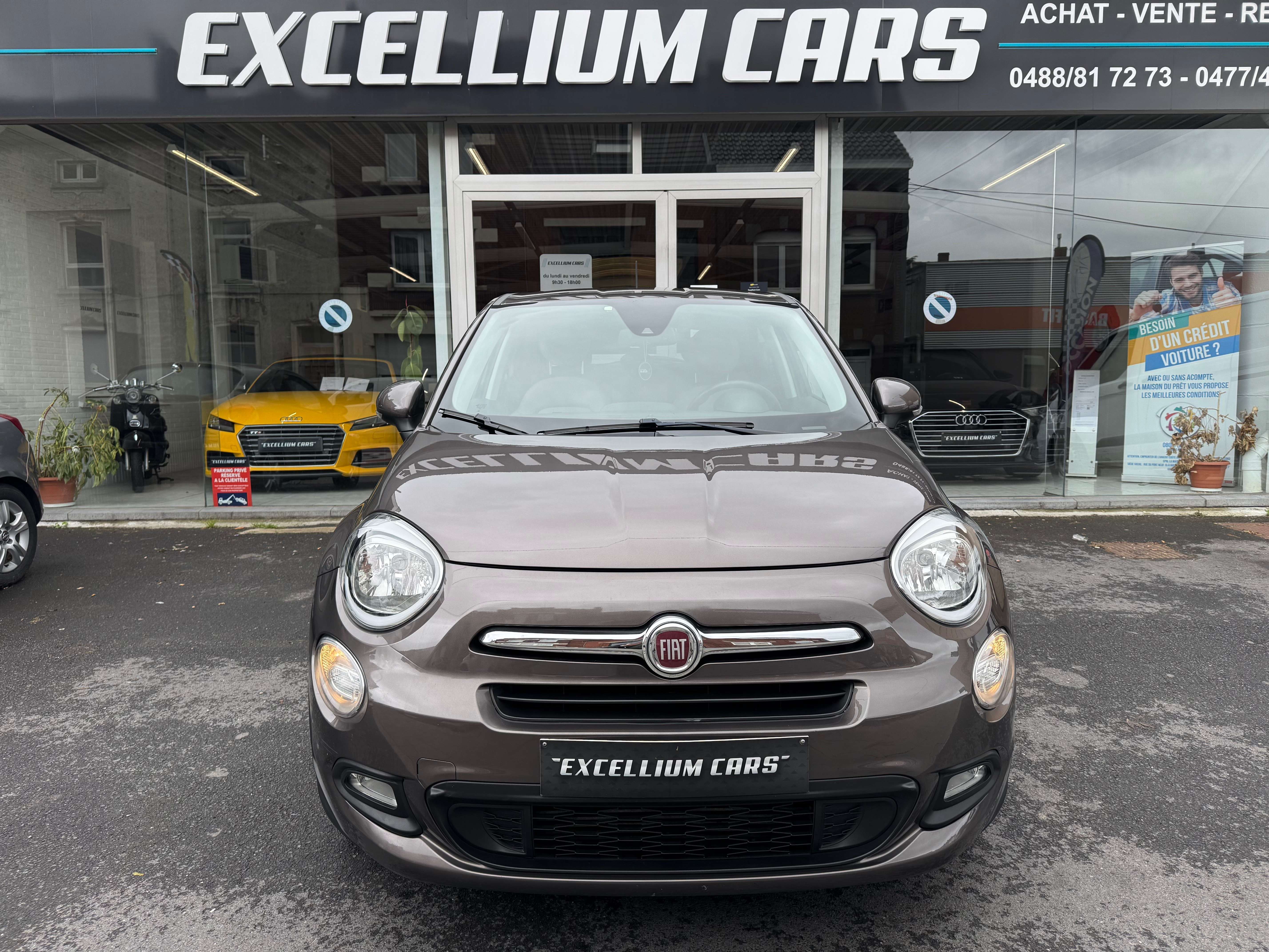 Fiat 500X 1.4 MultiAir Boite Auto Gps Semi Cuir Jante  Airco  Carnet Euro 6B