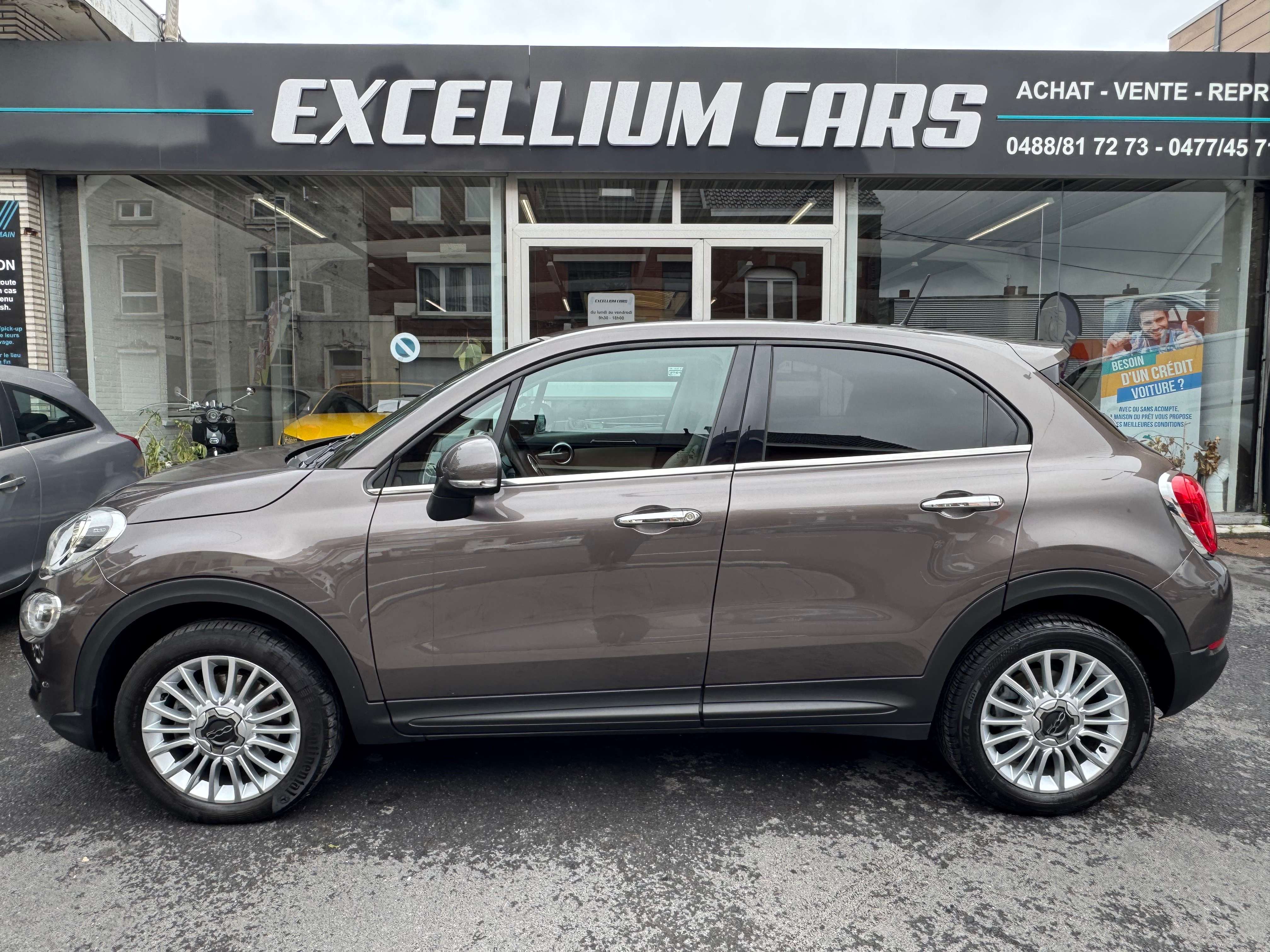 Fiat 500X 1.4 MultiAir Boite Auto Gps Semi Cuir Jante  Airco  Carnet Euro 6B