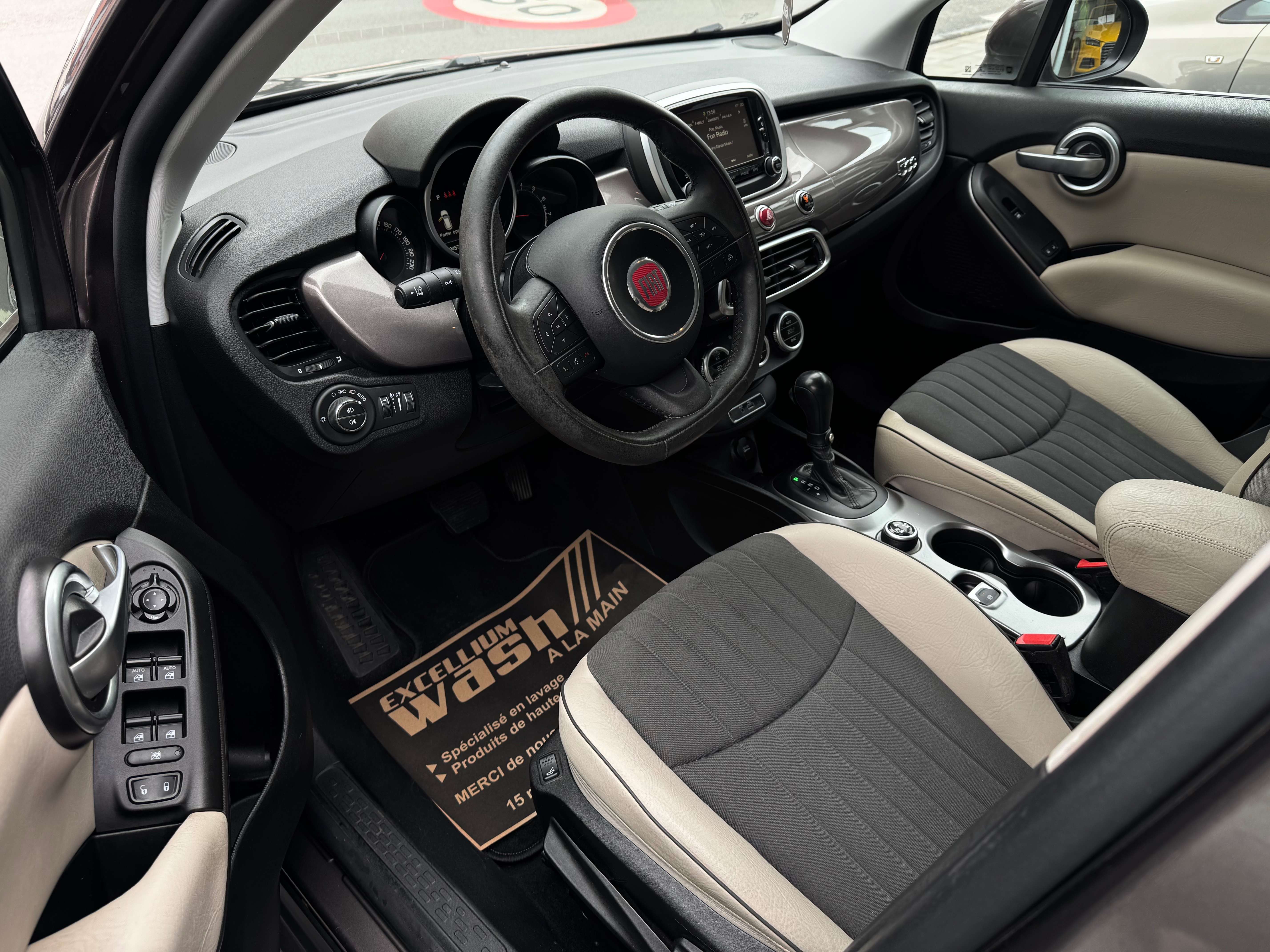 Fiat 500X 1.4 MultiAir Boite Auto Gps Semi Cuir Jante  Airco  Carnet Euro 6B