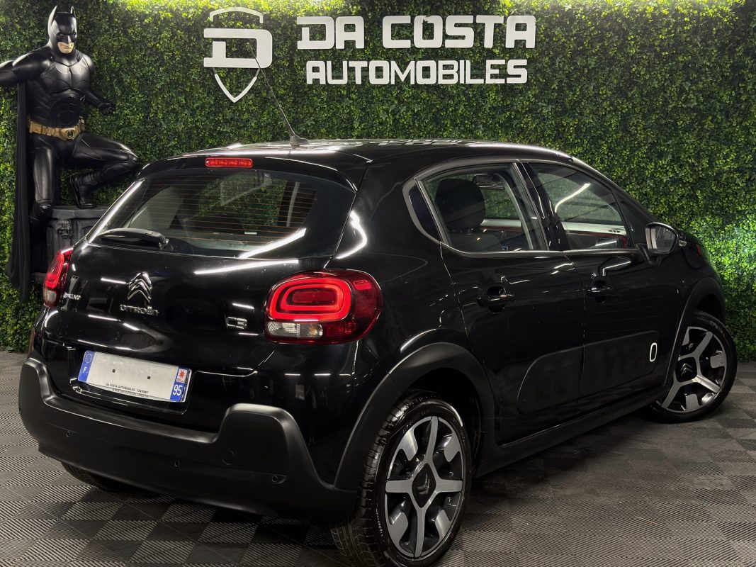 Citroen C3 II SHINE 1.2 82 Cv 1ERE MAIN APPLE CARPLAY & ANDROID AUTO ECRAN TACTILE - GARANTIE 1 AN