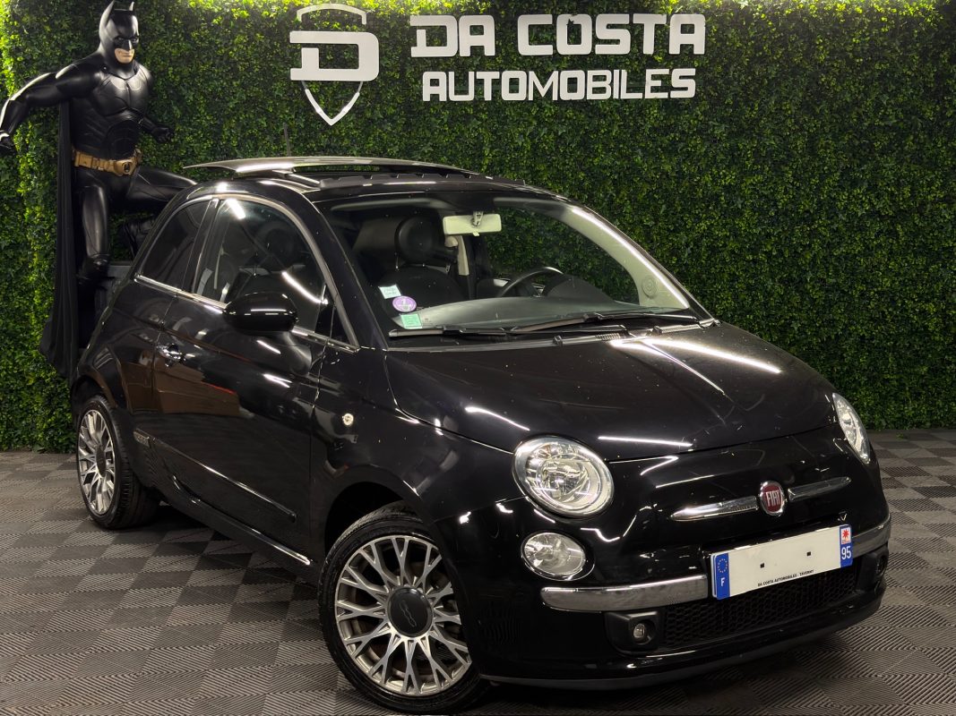 Fiat 500 II LOUNGE 1.2 69 INTERIEUR CUIR TOIT PANORAMIQUE CLIM AUTOMATIQUE CritAir1 - GARANTIE 1 AN