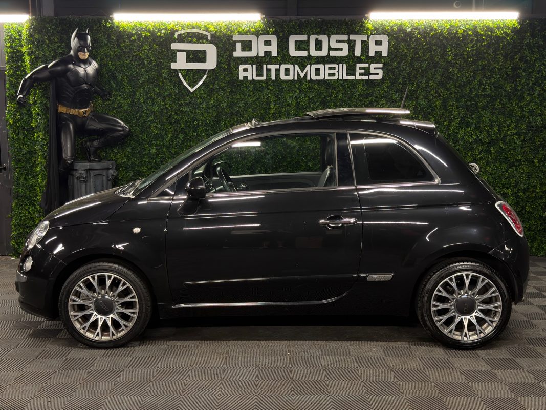 Fiat 500 II LOUNGE 1.2 69 INTERIEUR CUIR TOIT PANORAMIQUE CLIM AUTOMATIQUE CritAir1 - GARANTIE 1 AN