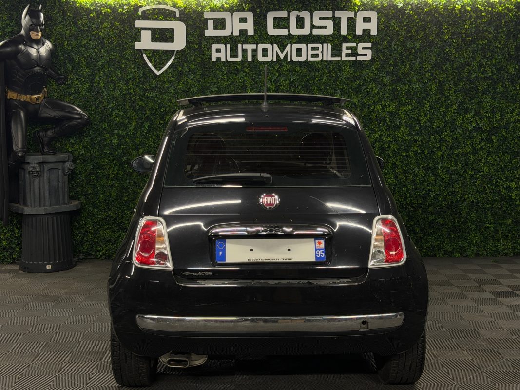 Fiat 500 II LOUNGE 1.2 69 INTERIEUR CUIR TOIT PANORAMIQUE CLIM AUTOMATIQUE CritAir1 - GARANTIE 1 AN