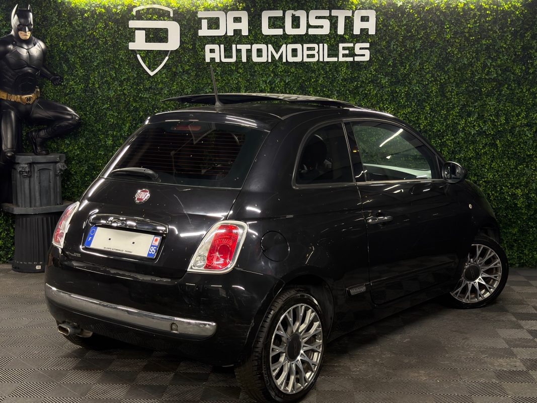 Fiat 500 II LOUNGE 1.2 69 INTERIEUR CUIR TOIT PANORAMIQUE CLIM AUTOMATIQUE CritAir1 - GARANTIE 1 AN