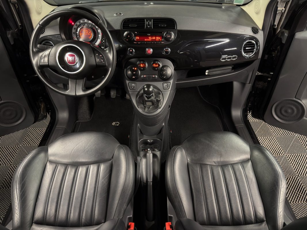 Fiat 500 II LOUNGE 1.2 69 INTERIEUR CUIR TOIT PANORAMIQUE CLIM AUTOMATIQUE CritAir1 - GARANTIE 1 AN