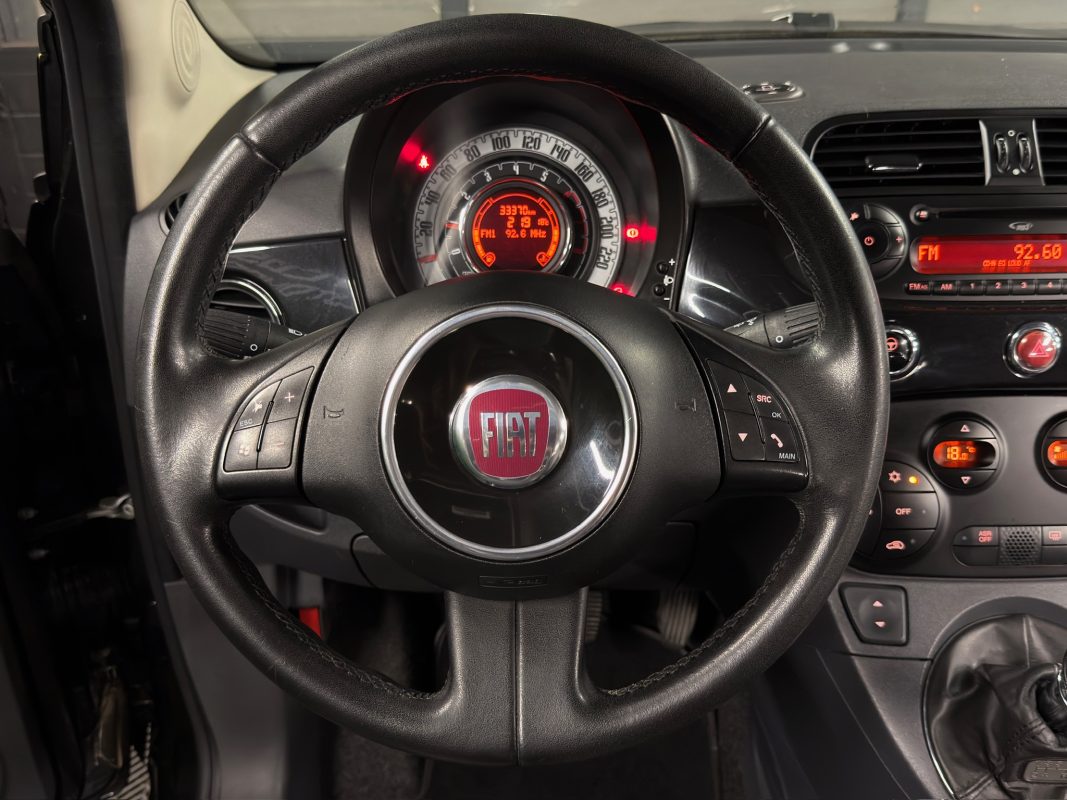 Fiat 500 II LOUNGE 1.2 69 INTERIEUR CUIR TOIT PANORAMIQUE CLIM AUTOMATIQUE CritAir1 - GARANTIE 1 AN