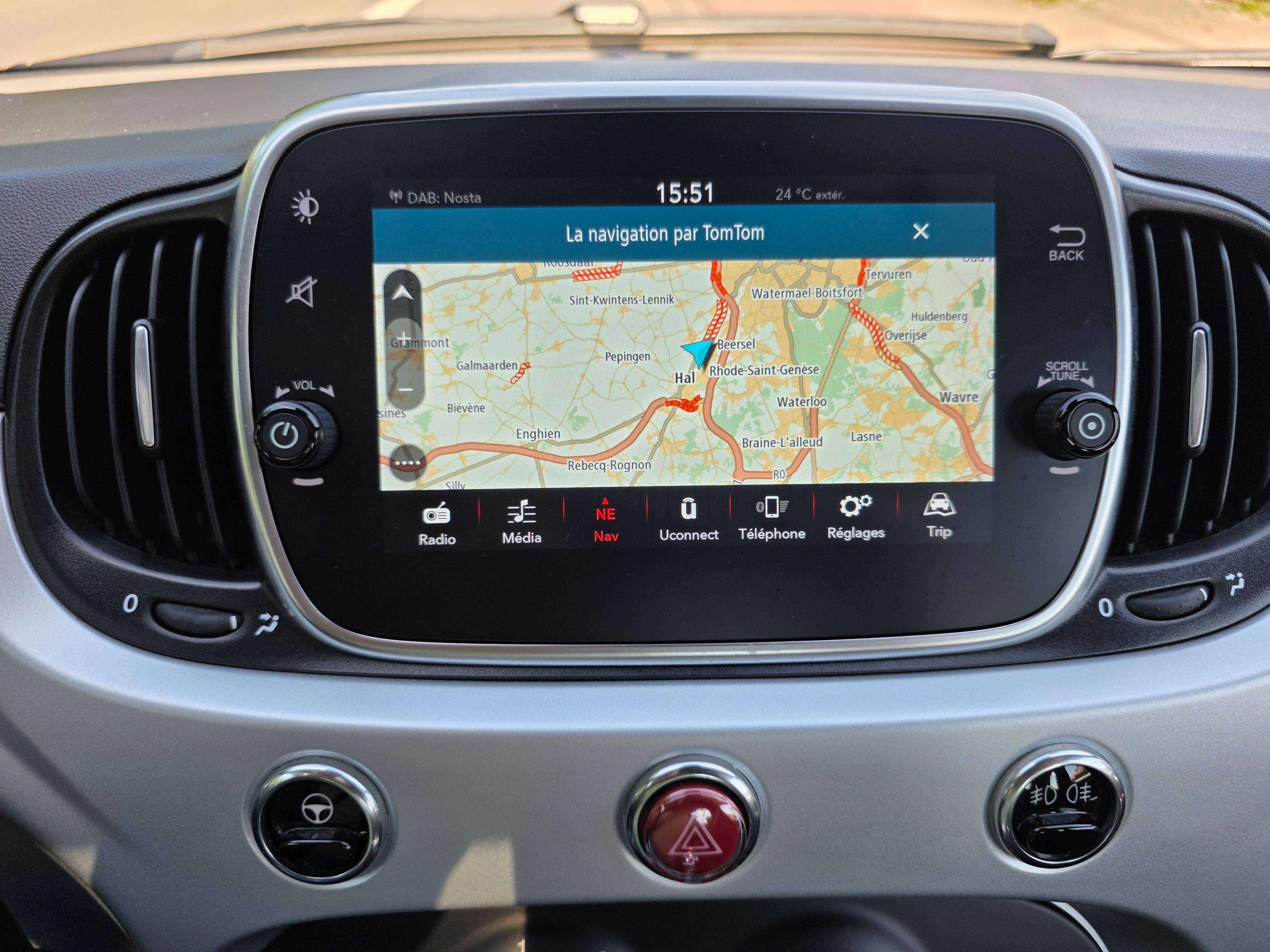 Fiat 500 1.0i MHEV Hey Google 2021' 1°EIG. IN PERFECTE STAAT MET OPENDAK !
