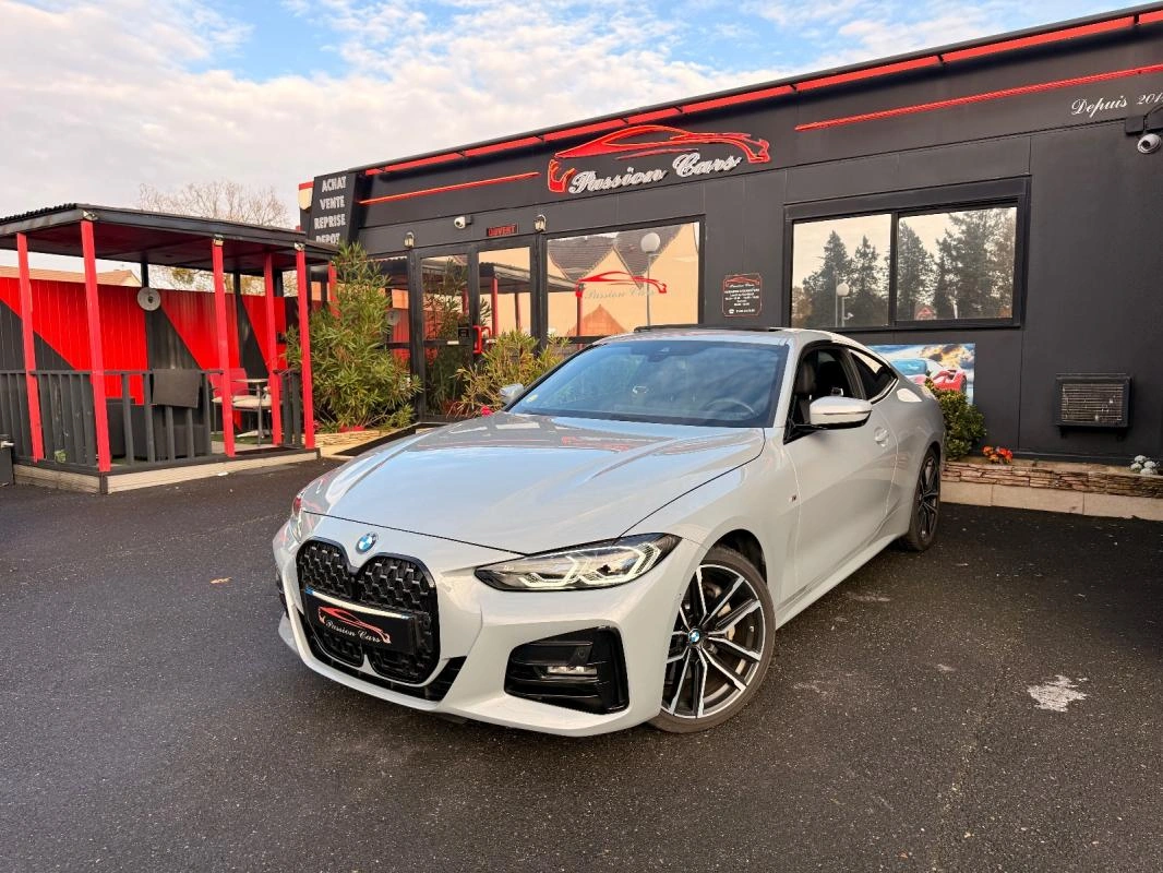 Bmw Serie 4 G22 430d xDrive 286 ch BVA8 M Sport/Toit Ouvrant/Régulateur adaptatif/Contrat d'entretien jusqu'en 2028 ou 100000km