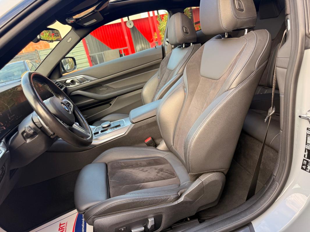Bmw Serie 4 G22 430d xDrive 286 ch BVA8 M Sport/Toit Ouvrant/Régulateur adaptatif/Contrat d'entretien jusqu'en 2028 ou 100000km