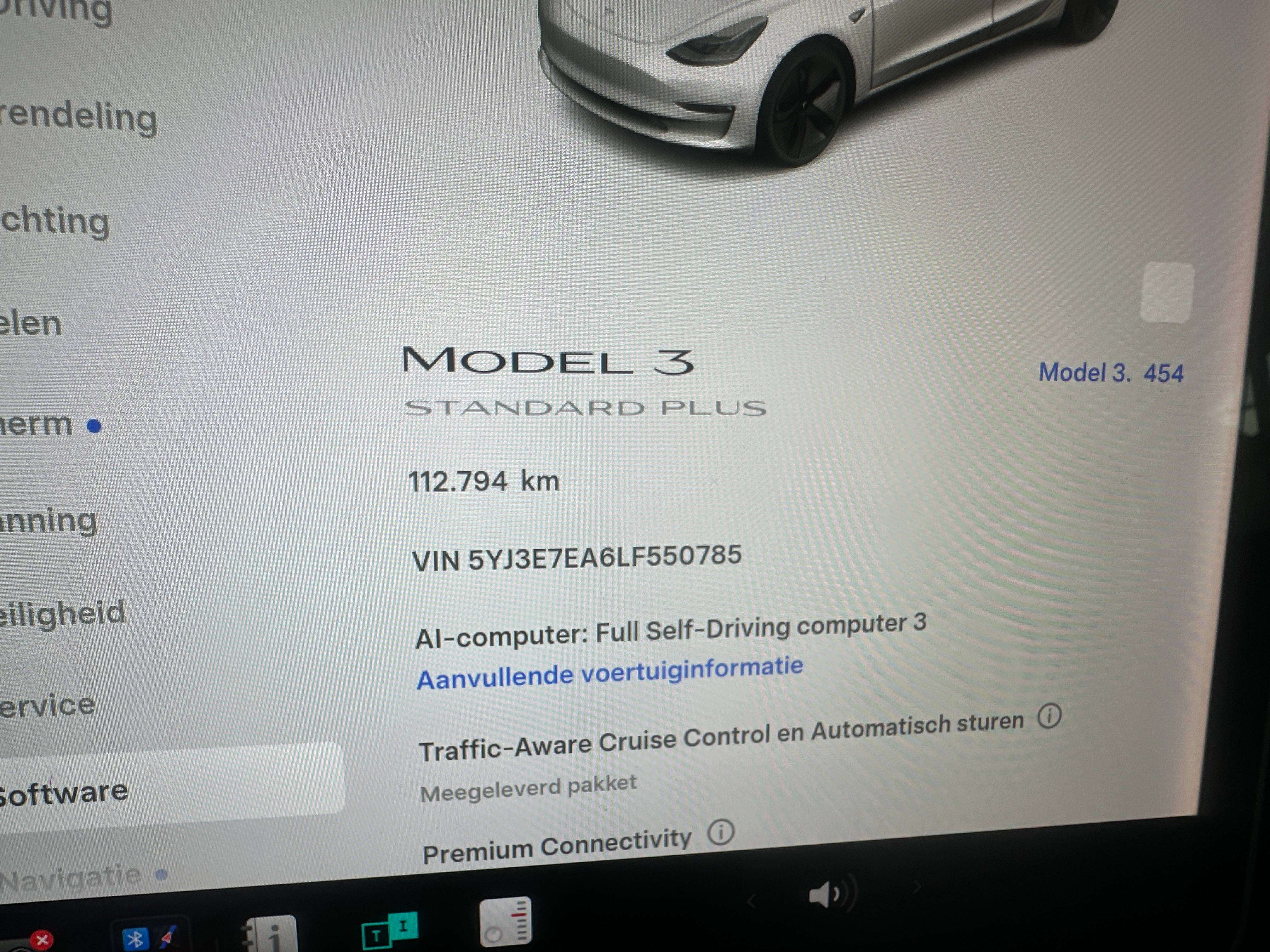 Tesla Model 3 Model 3 55 kWh SR +, TREKHAAK,18.925 +BTW