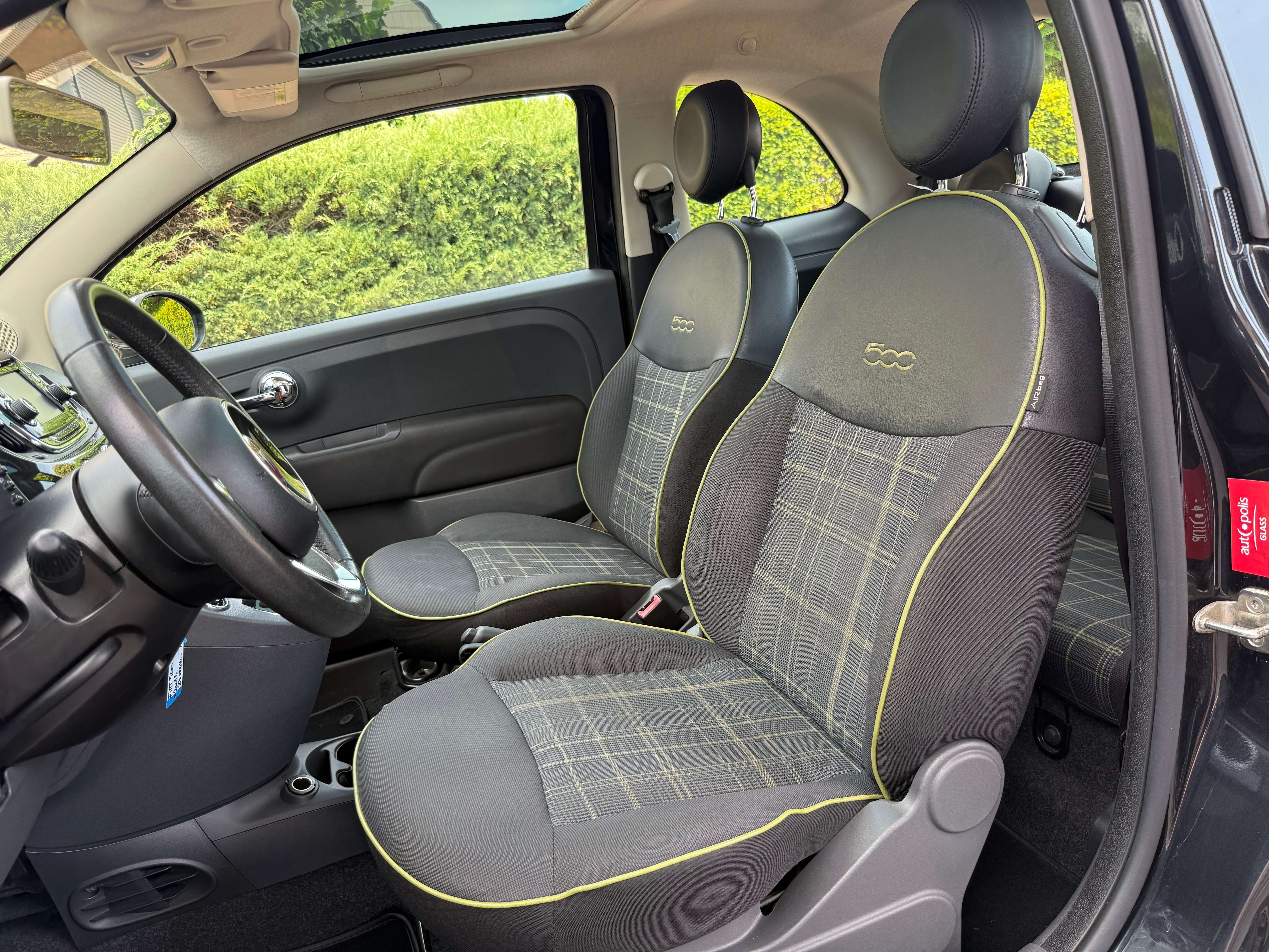 Fiat 500 1.2i Lounge * AUTOMAAT * PANO * AIRCO * GPS *