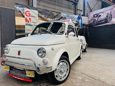 Fiat 500 499cc 110F Restaurée + Remorque Fiat 500