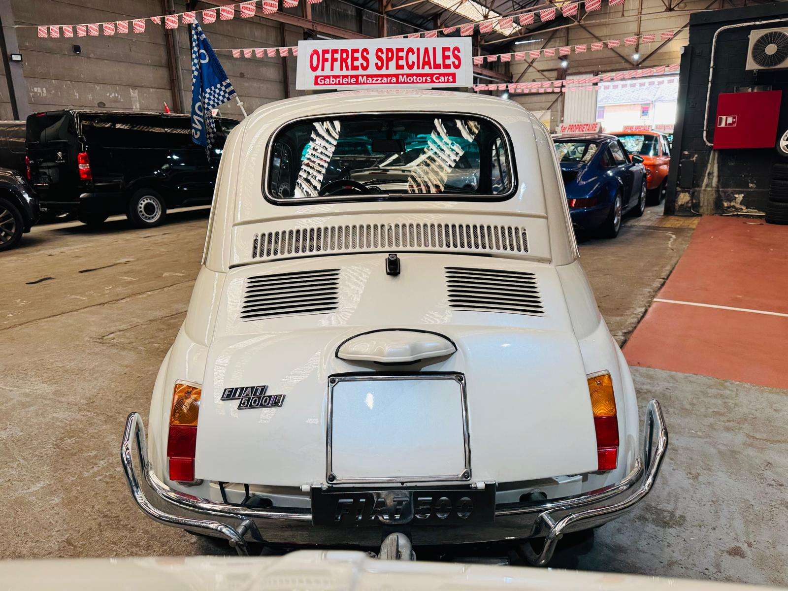 Fiat 500 499cc 110F Restaurée + Remorque Fiat 500
