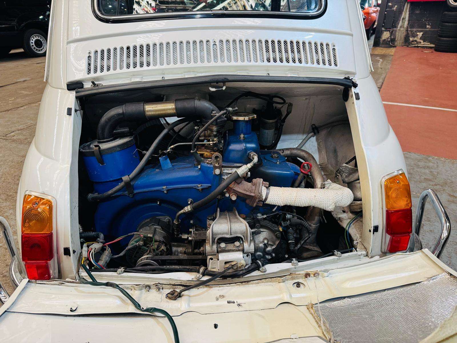 Fiat 500 499cc 110F Restaurée + Remorque Fiat 500
