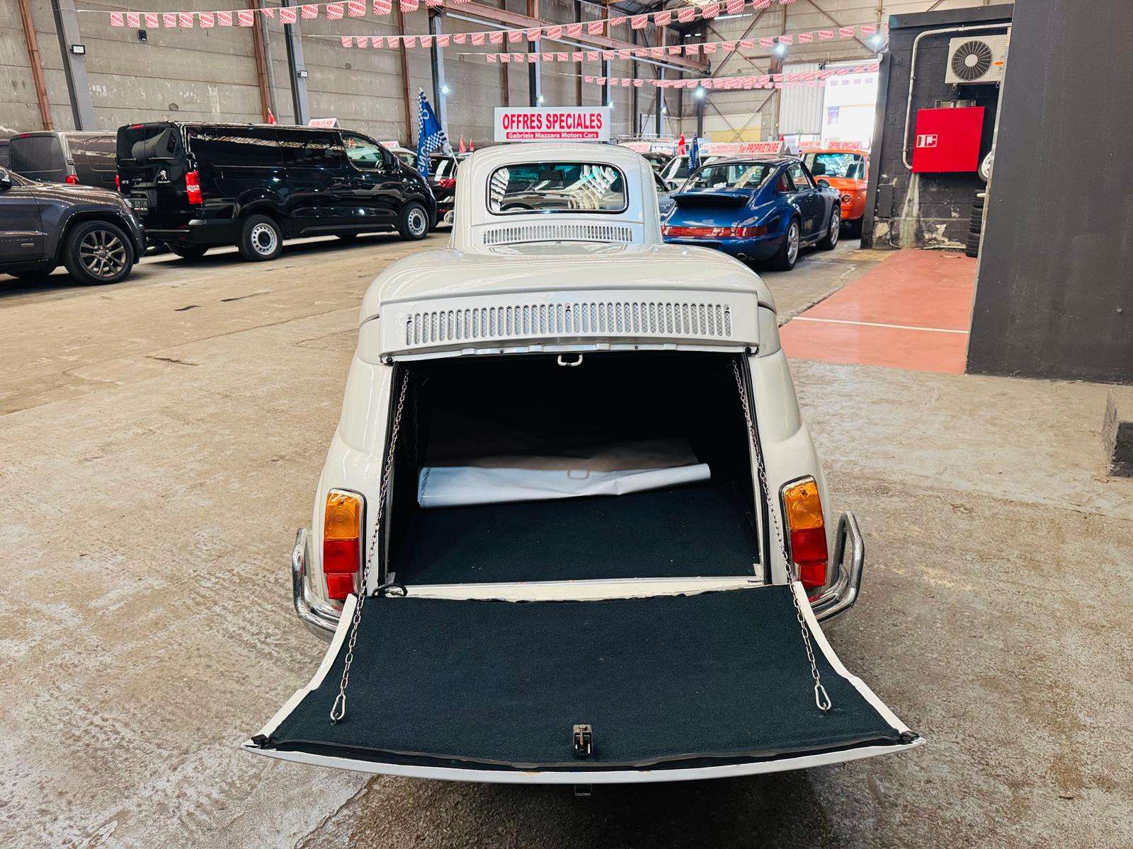 Fiat 500 499cc 110F Restaurée + Remorque Fiat 500