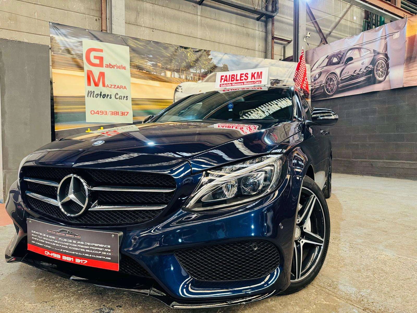 Mercedes-Benz C 200 C 200D Pack AMG Automatique LED Toit Pano GPS Cuir 18"