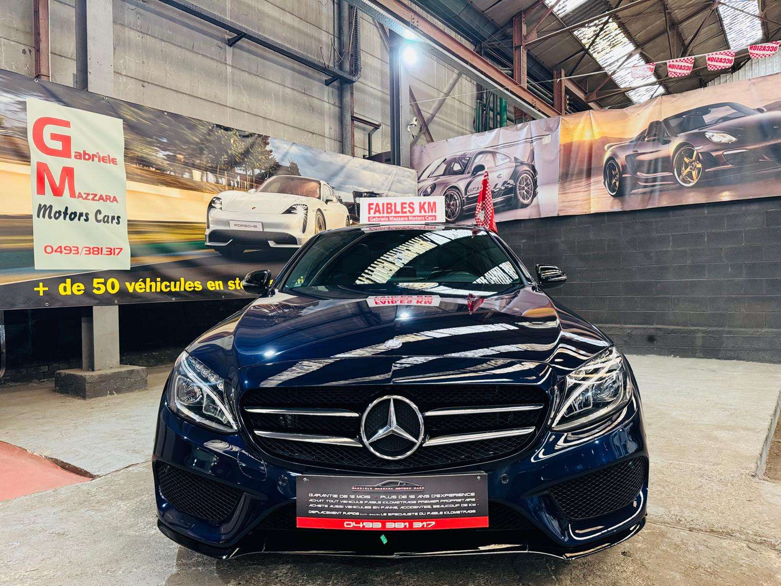 Mercedes-Benz C 200 C 200D Pack AMG Automatique LED Toit Pano GPS Cuir 18"